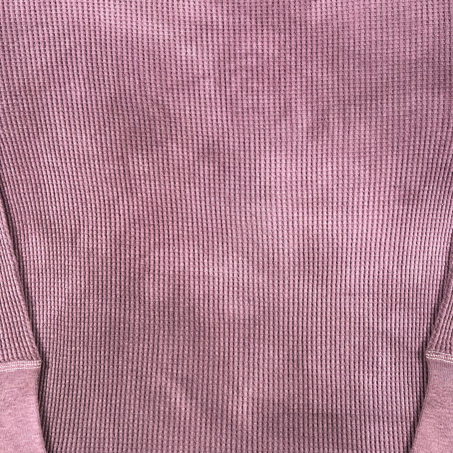 60s Overdyed Waffle Knit Thermal- M