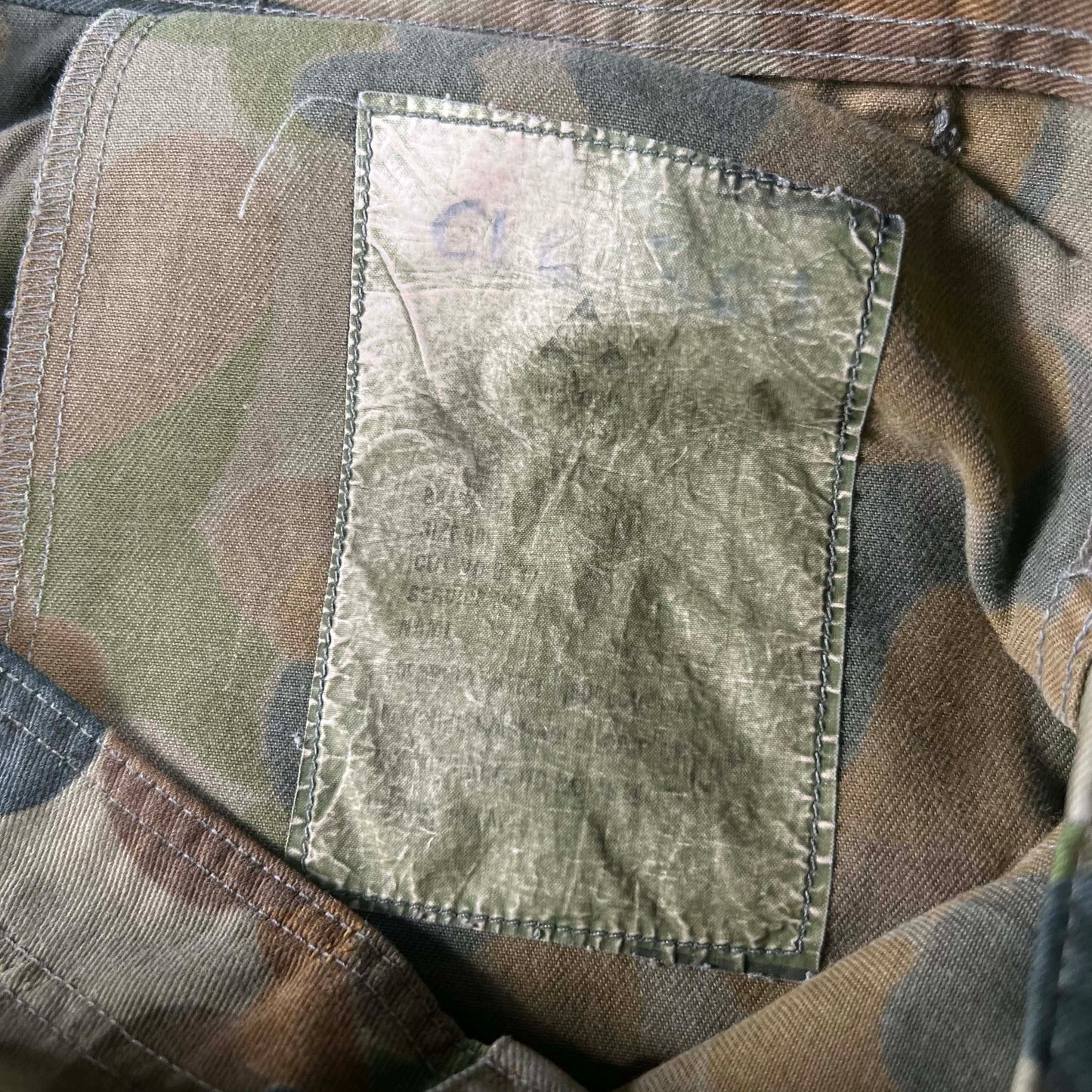 80s German Army Camo Cargo Pants- 29x31