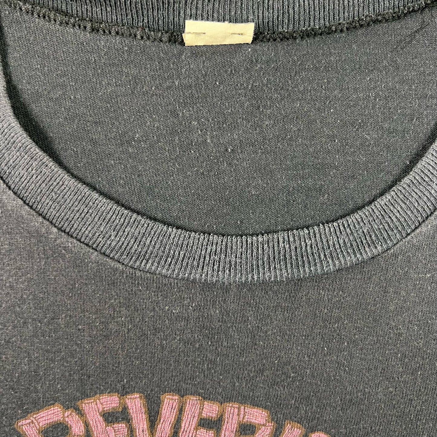 70s Faded Black Camp Beverly Hills Tee- L