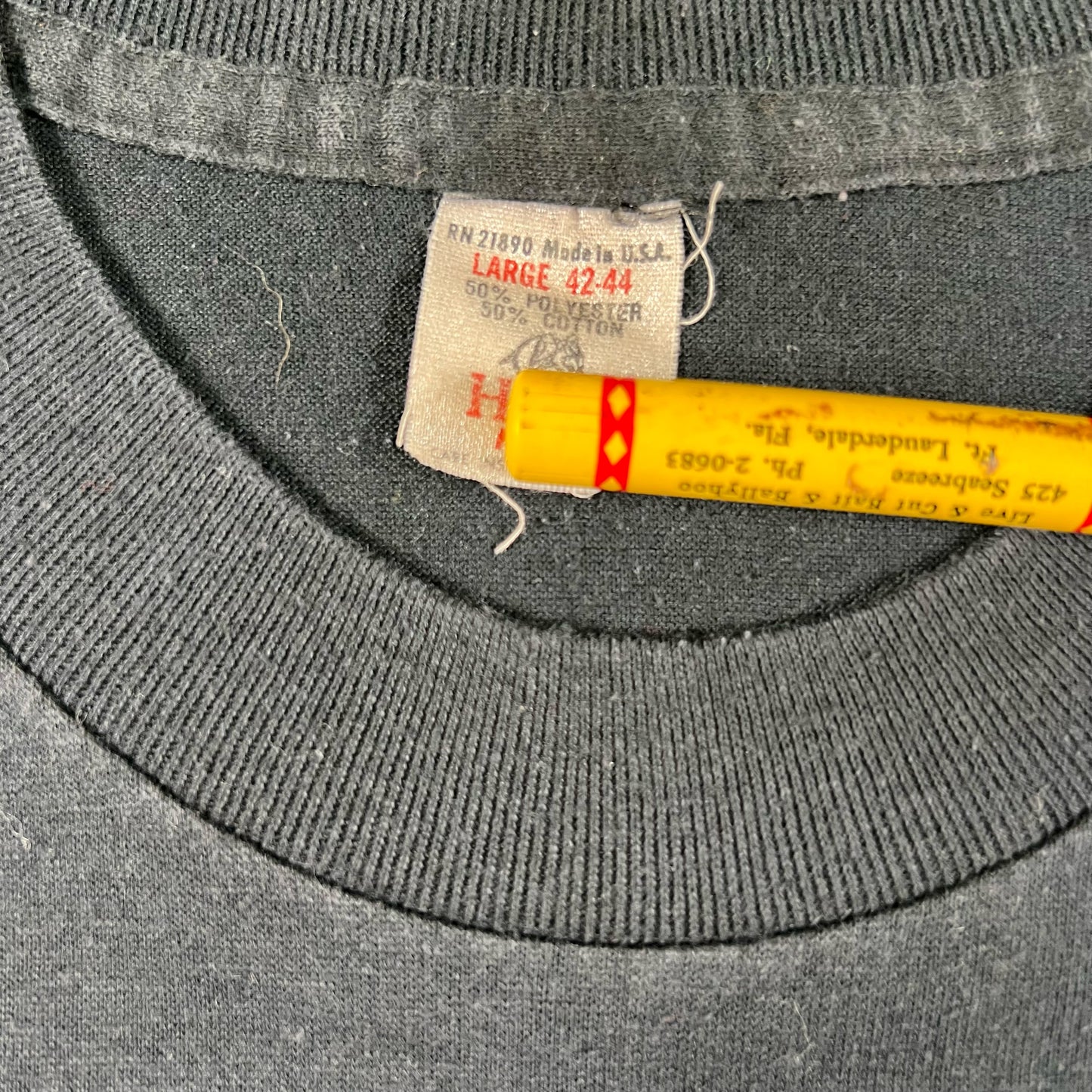 80s Faded Black Cats Tee- S