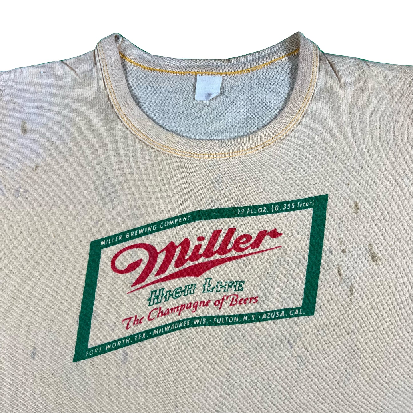 60s Miller High Life Tee- M