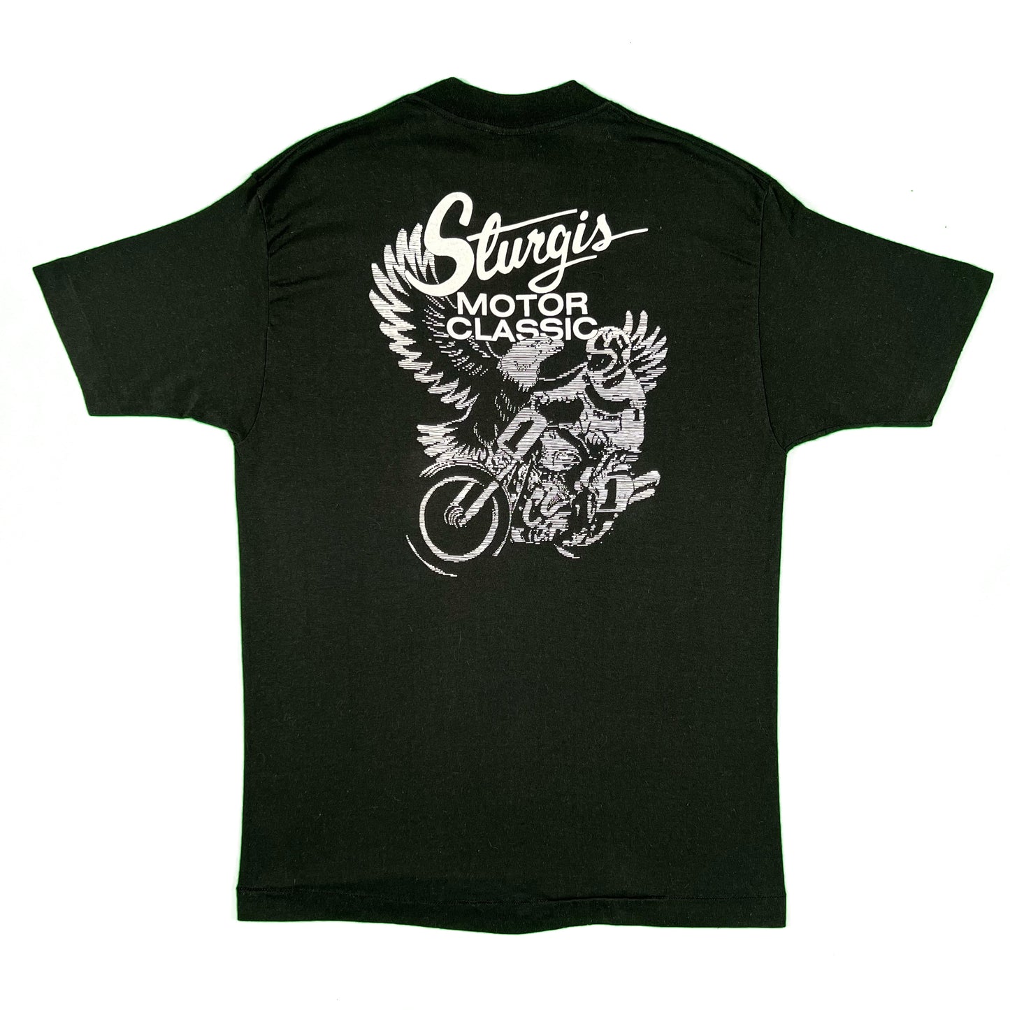 80s Black Sturgis Lounge Tee- M