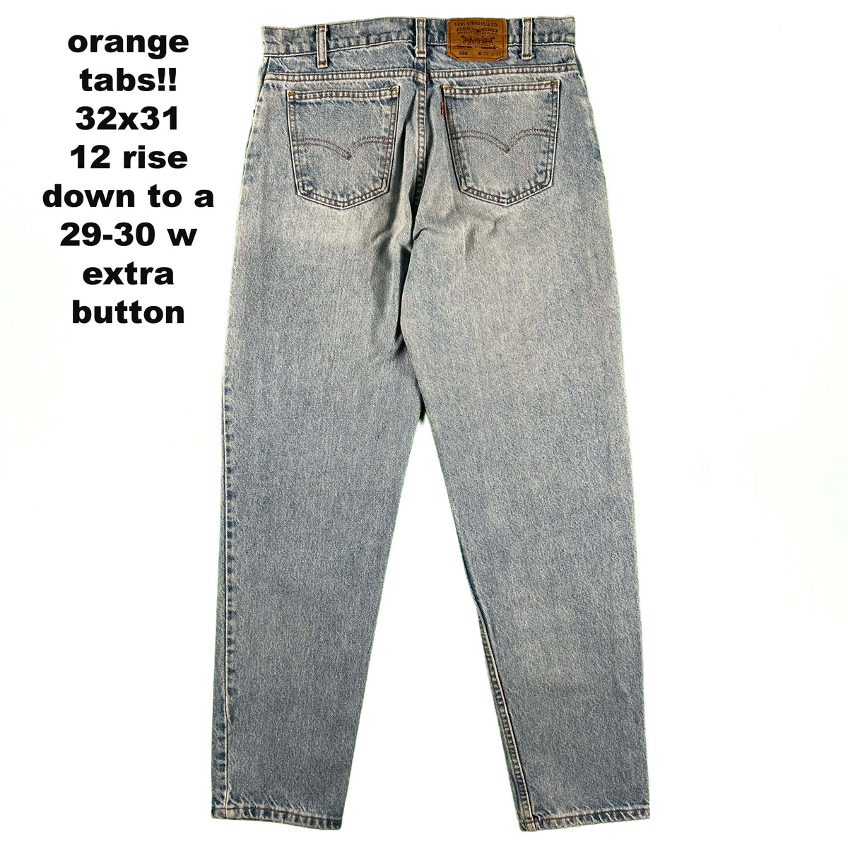 80s/90s Levi's 550s 'Relaxed Fit' Denim- SELECT PAIR