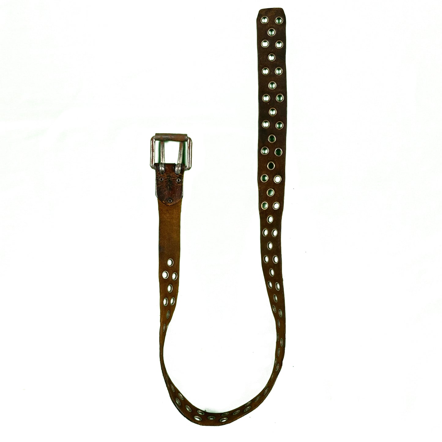 50s Holey Leather Belt- 28"-38"
