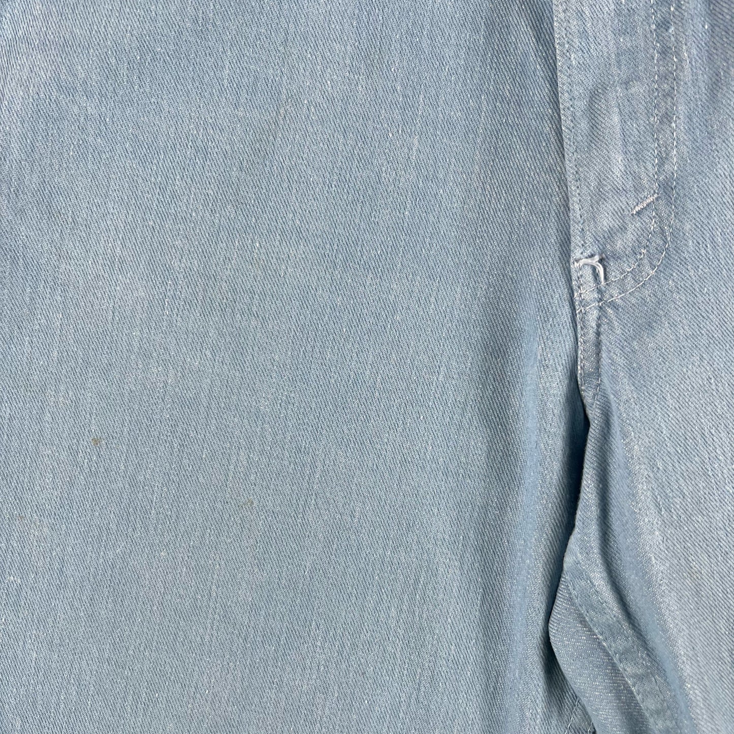 70s Levi's Ice Blue Big E Denim Shorts- 32x9