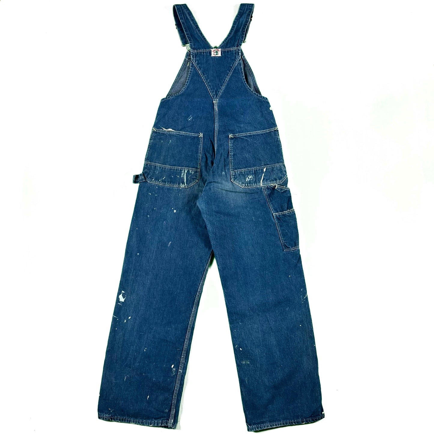 50s Duck Head Painter's Denim Carpenter Overalls- S