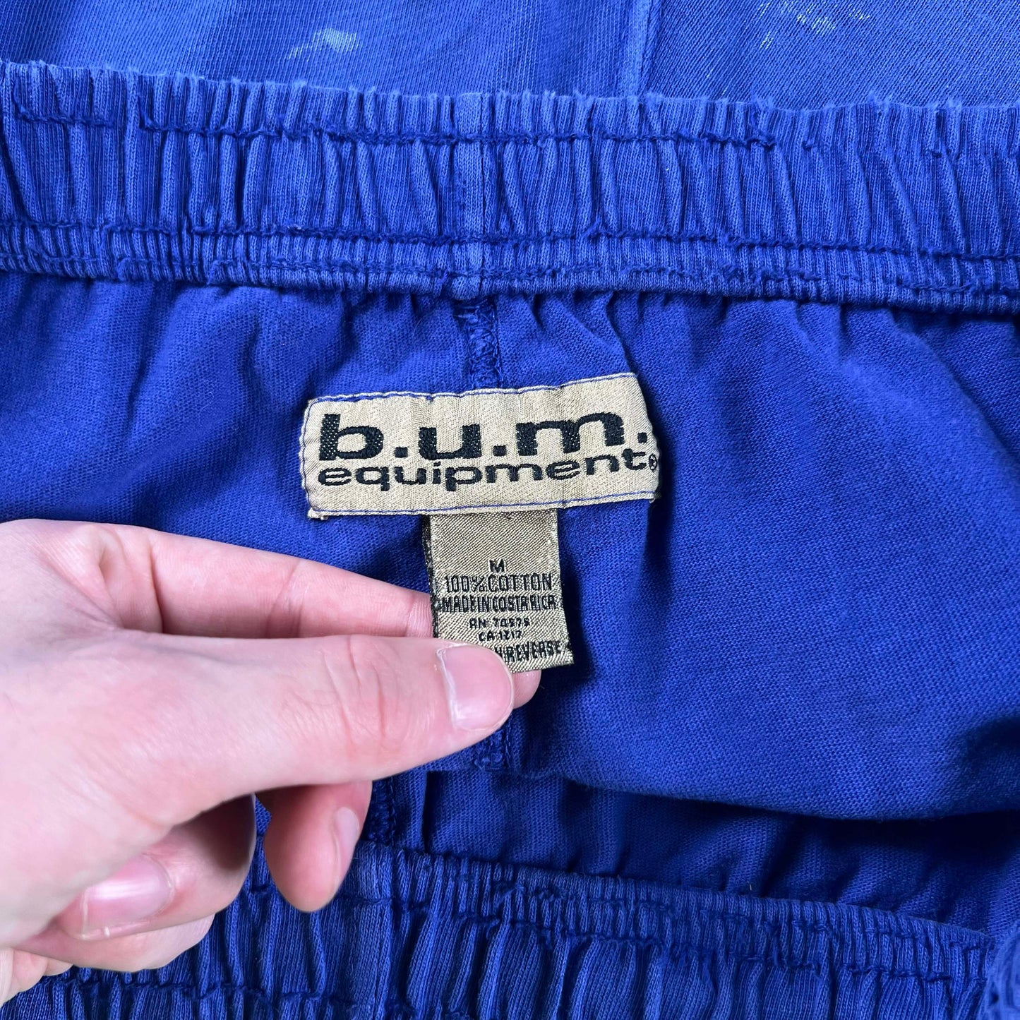 90s B.U.M Equipment Painter's Sweat Shorts- M