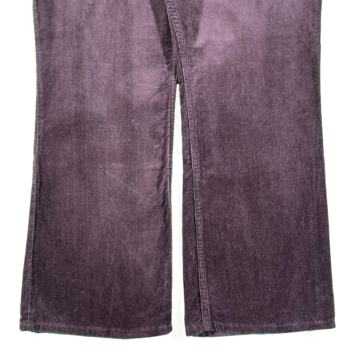 70s Maverick Wide Leg Corduroy Pants- 35x29