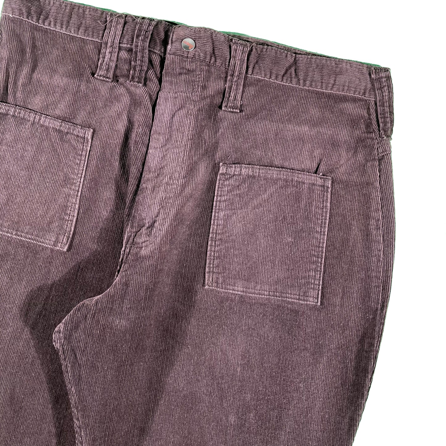 70s Maverick Wide Leg Corduroy Pants- 35x29