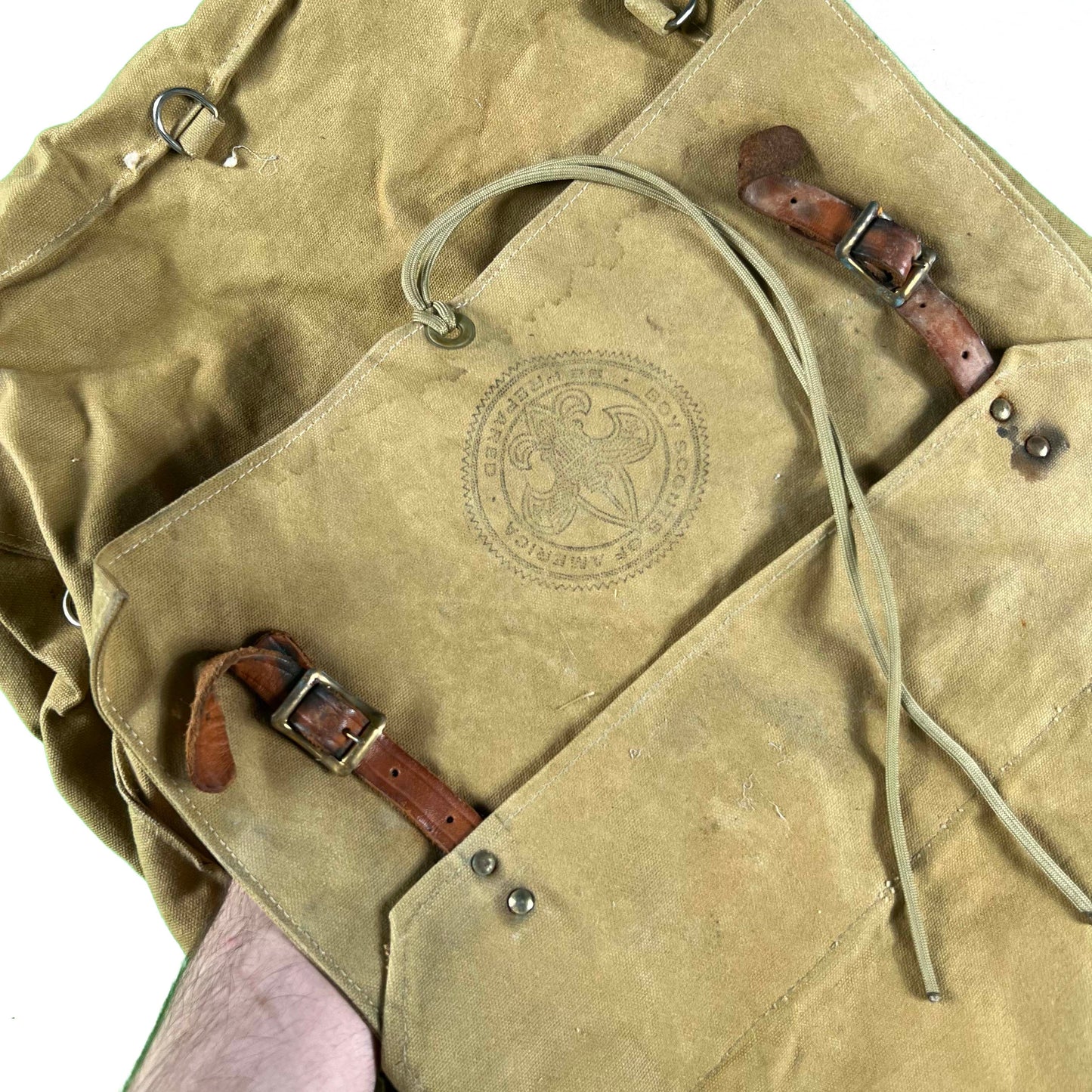 50s/60s Boy Scouts Canvas Yucca Pack Backpack