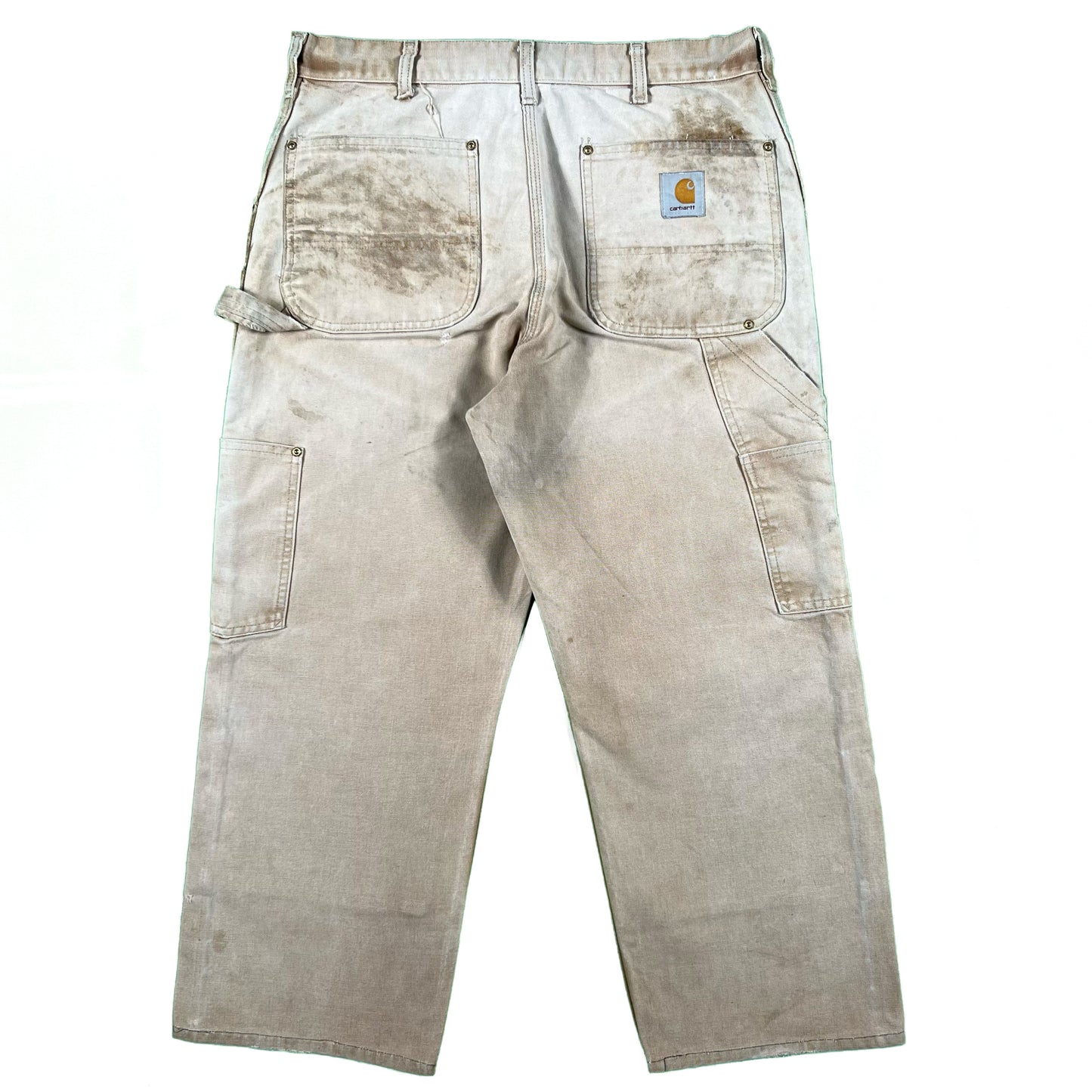 80s Sun Faded Carhartt Double Knee Carpenter Pants- 33x25