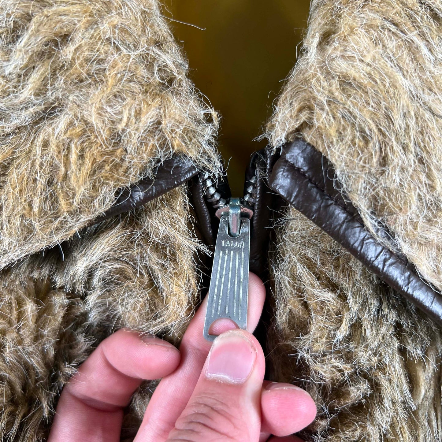 60s Fuzzy Chewbacca Jacket- S