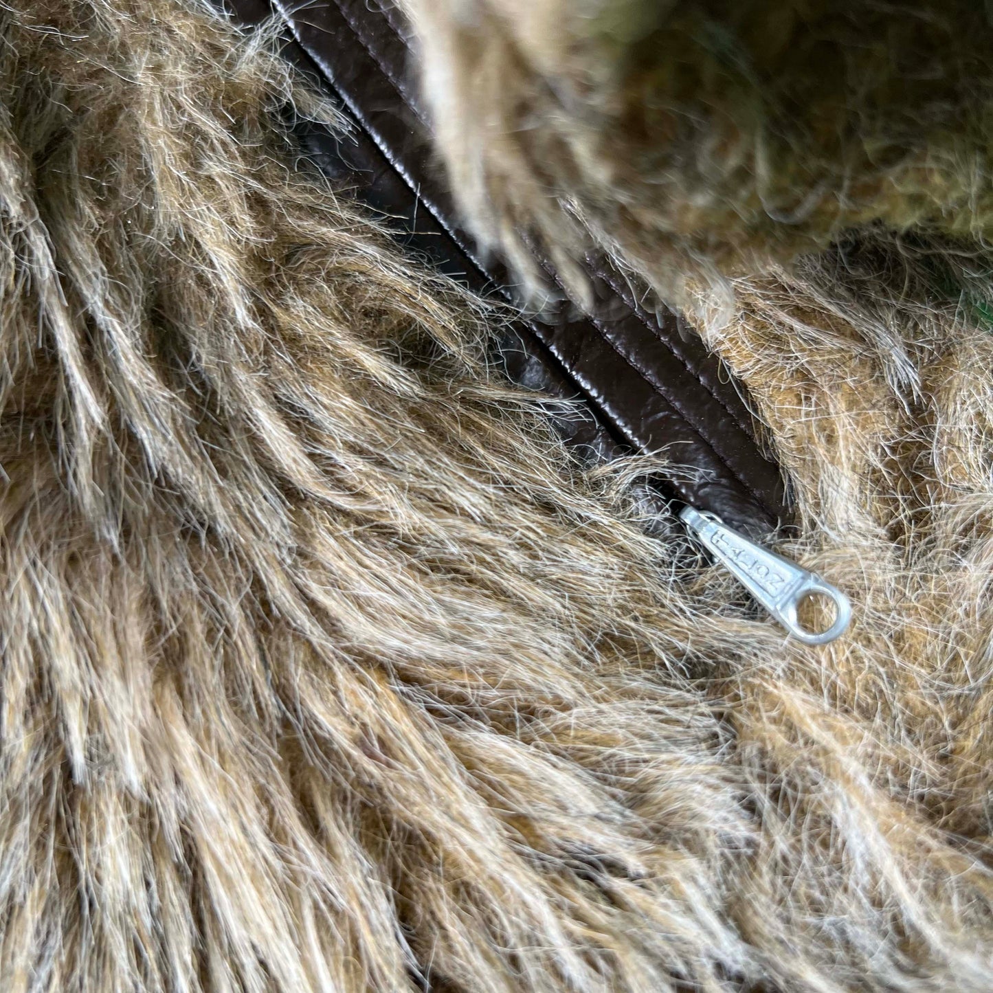 60s Fuzzy Chewbacca Jacket- S