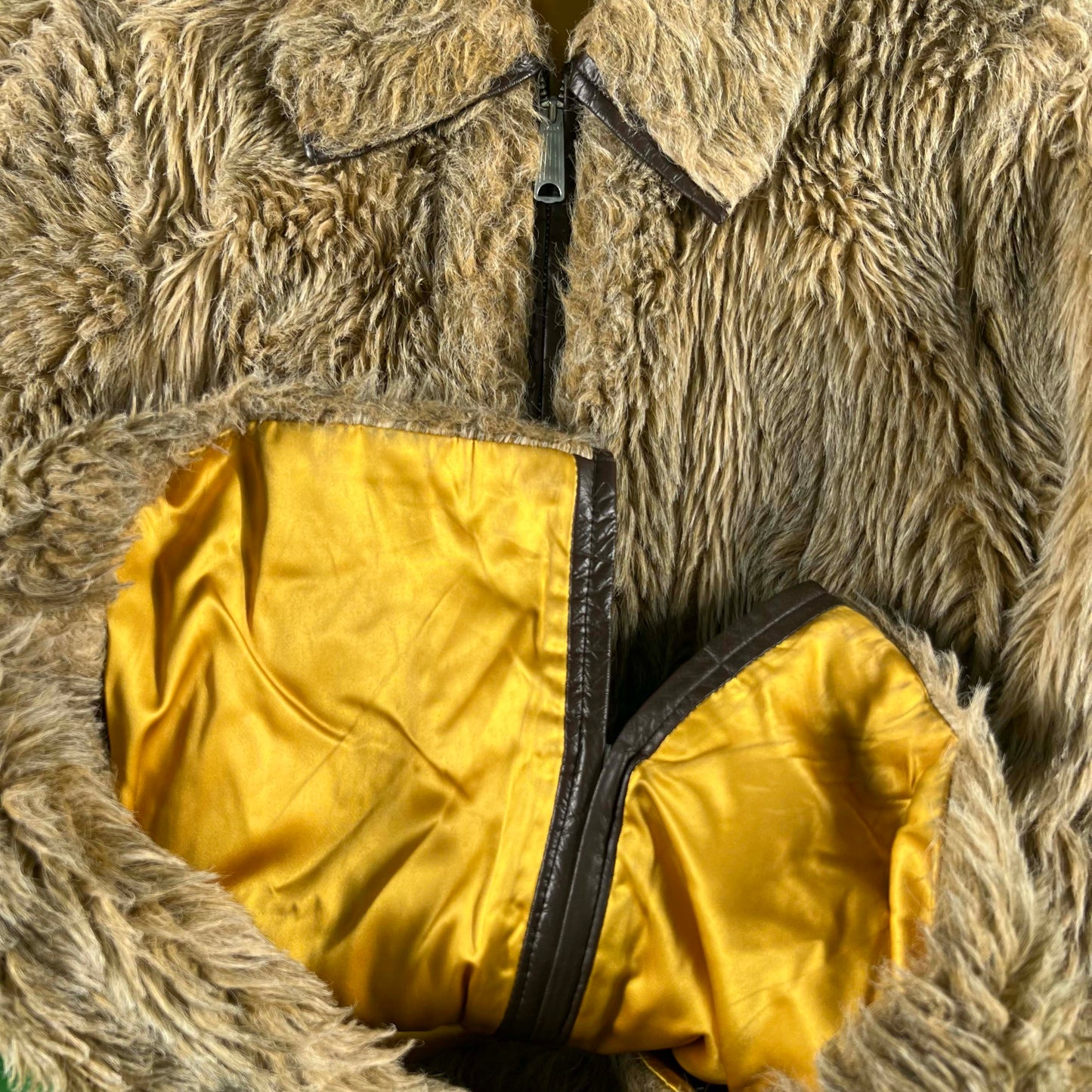 60s Fuzzy Chewbacca Jacket- S