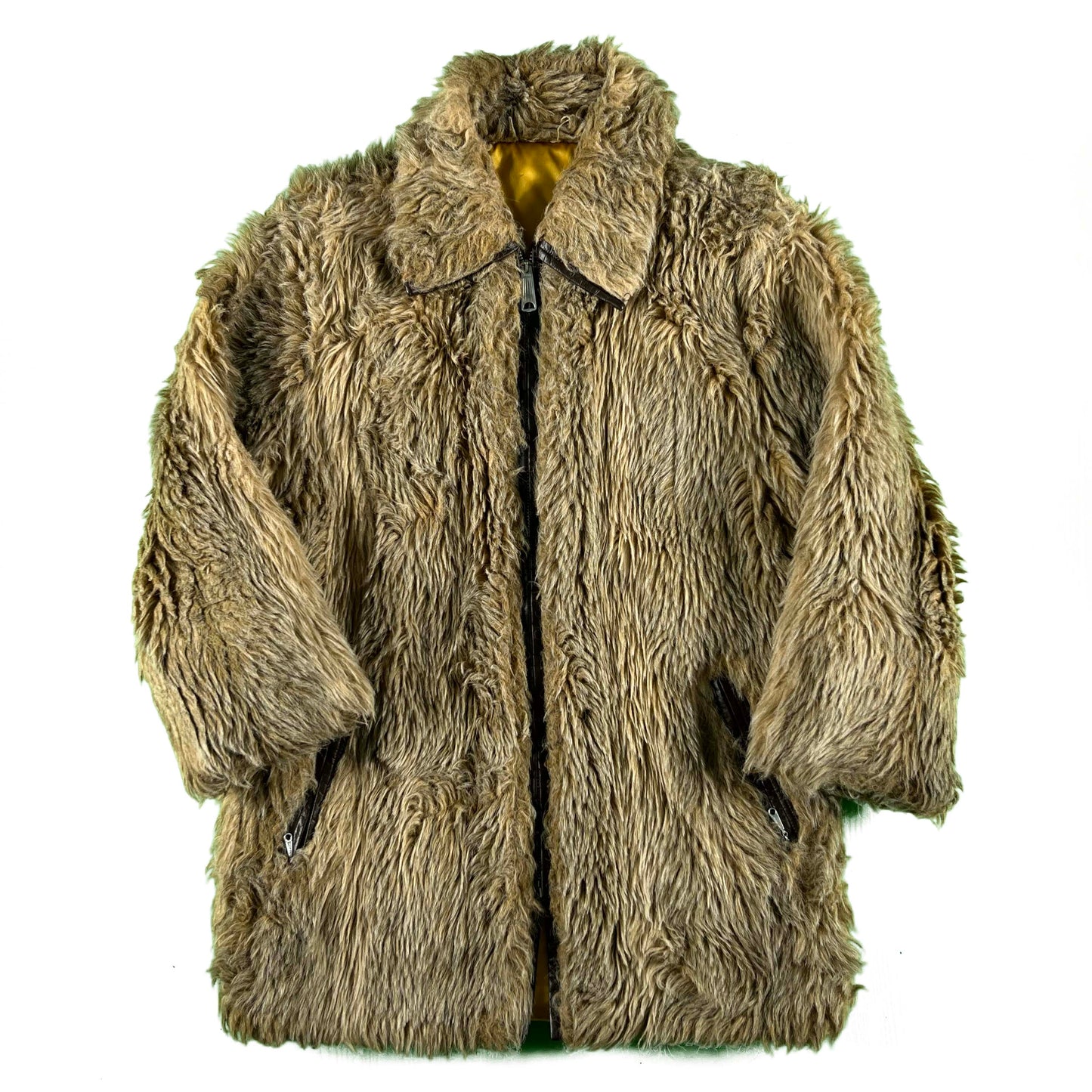 60s Fuzzy Chewbacca Jacket- S
