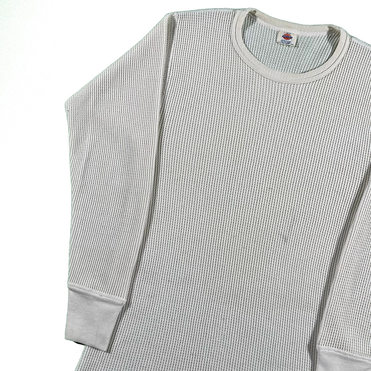 80s Dickies Waffle Knit Thermal- L