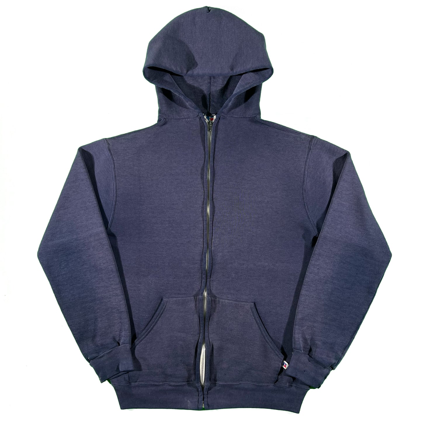80s Sun Faded Russell Zip Up Hoodie- M