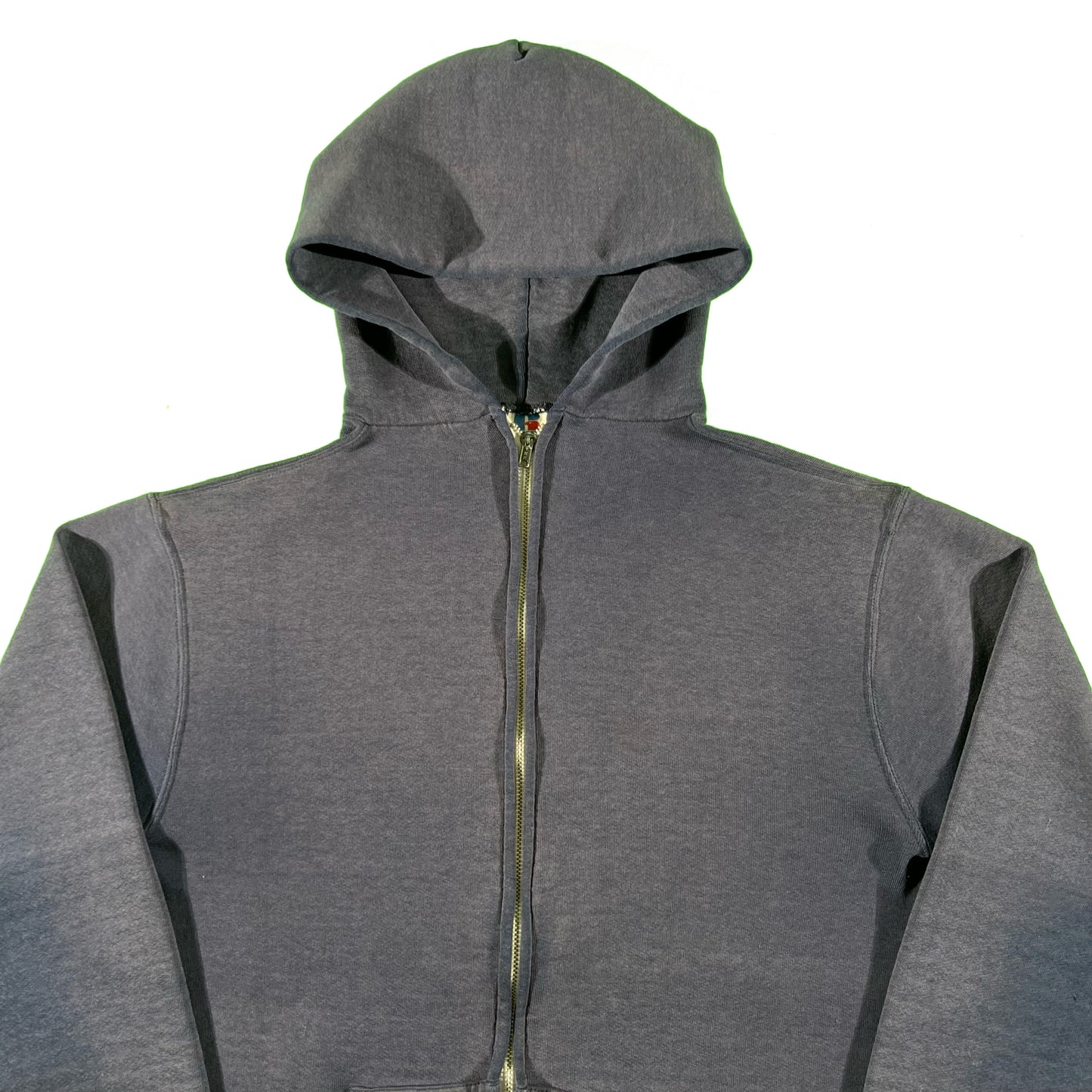 80s Sun Faded Russell Zip Up Hoodie- M