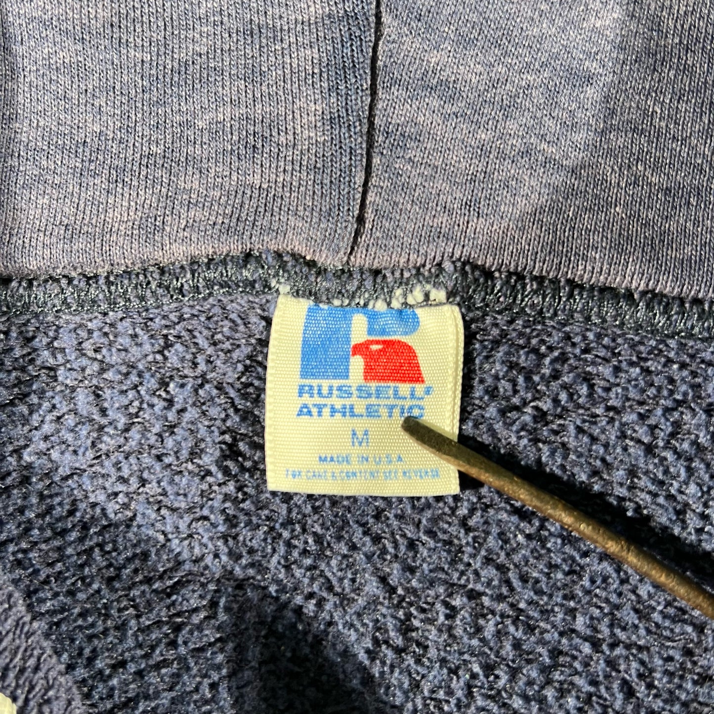 80s Sun Faded Russell Zip Up Hoodie- M
