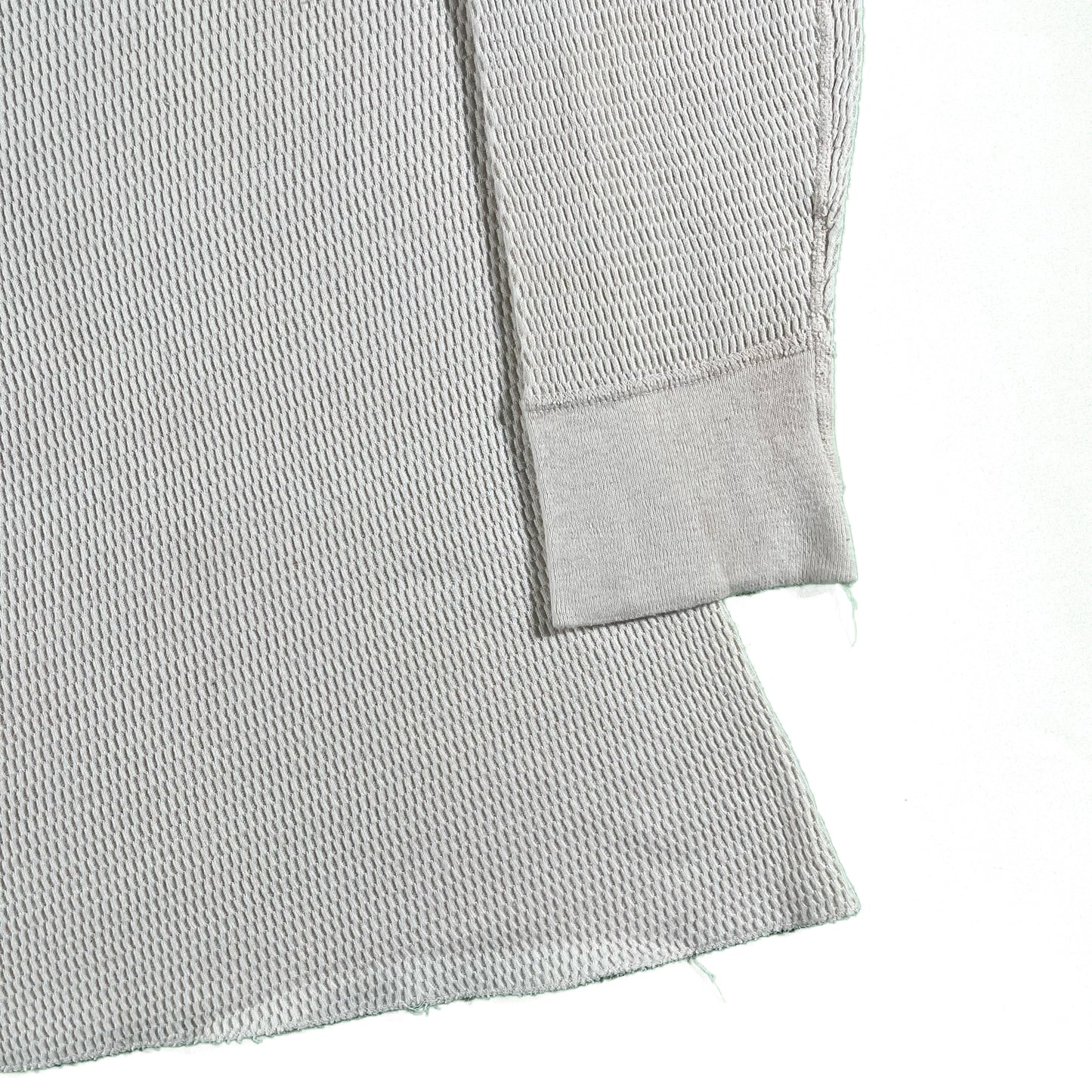 80s 100% Cotton Waffle Knit Thermal- M