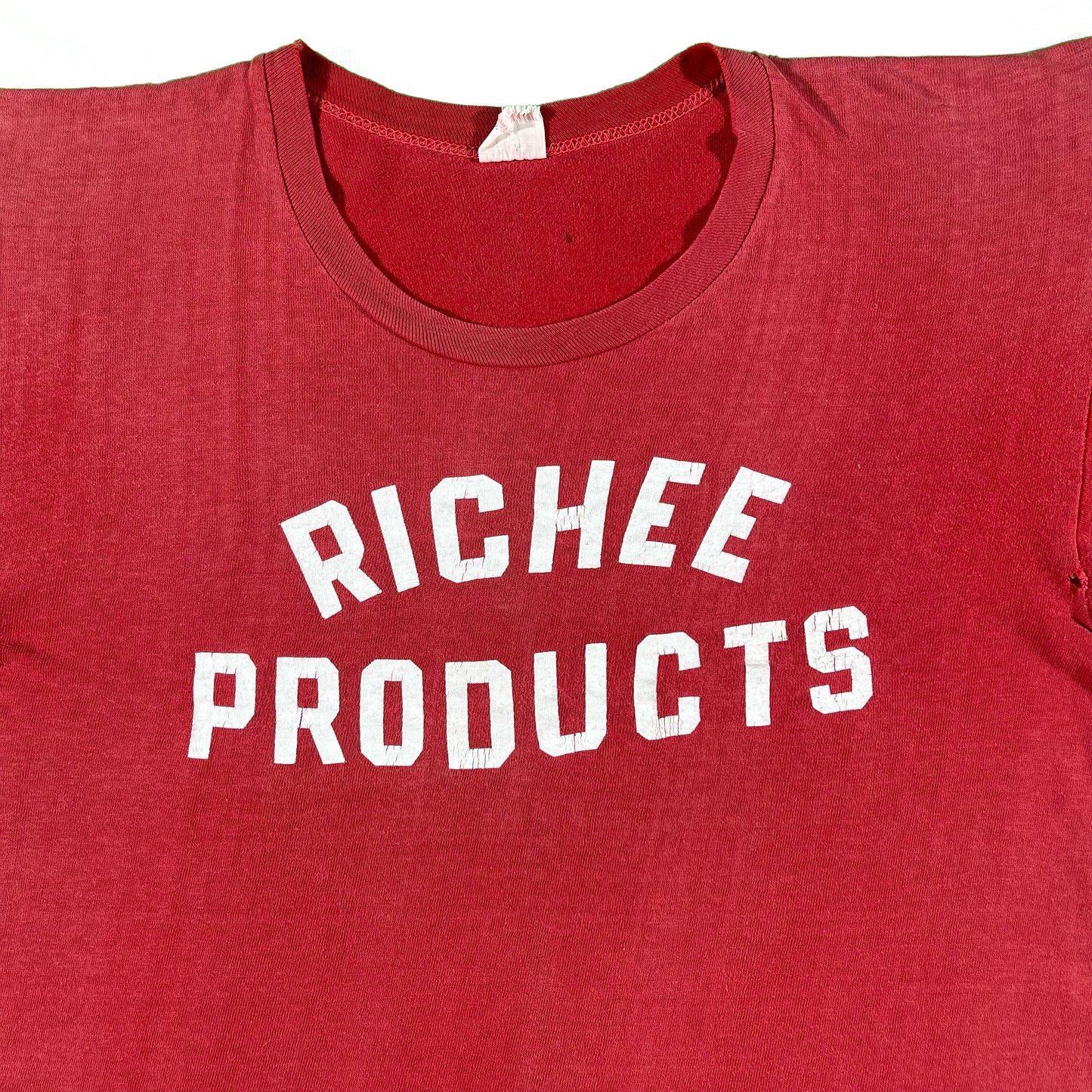 60s Sun Faded Red Champion Running Man Tee- S