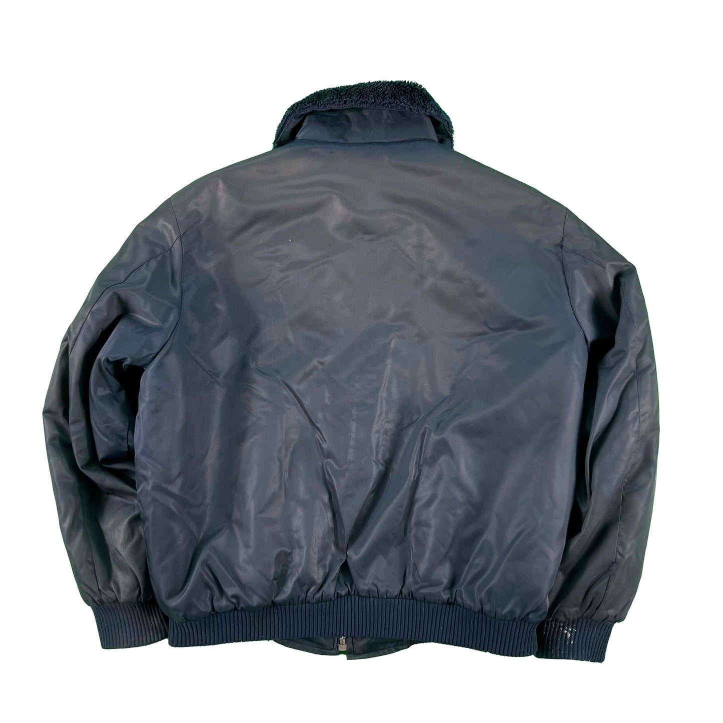 70s/80s Sears Navy MA-1 Bomber Jacket- XL