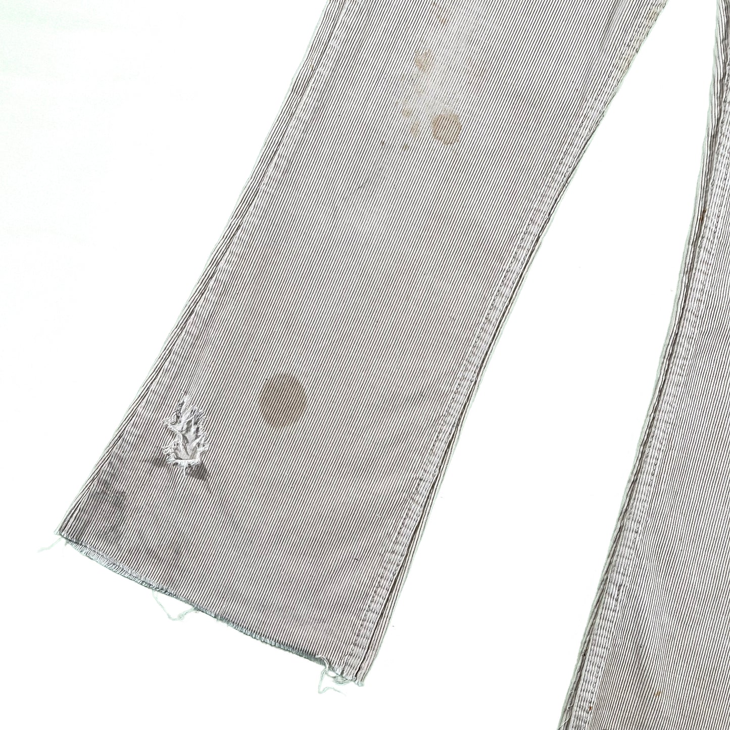 70s Trashed Levi's Corduroy 646 Flares- 31x30