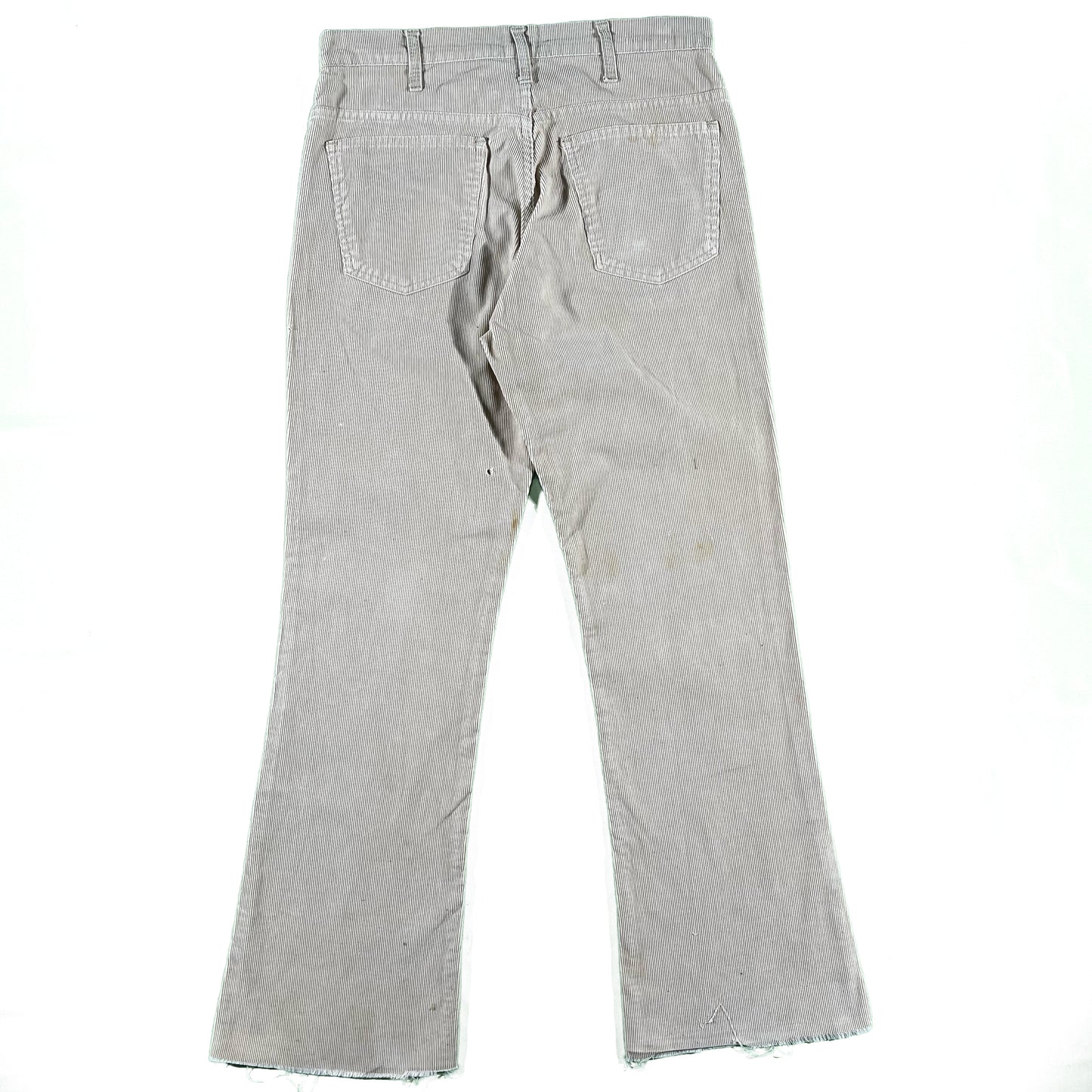 70s Trashed Levi's Corduroy 646 Flares- 31x30
