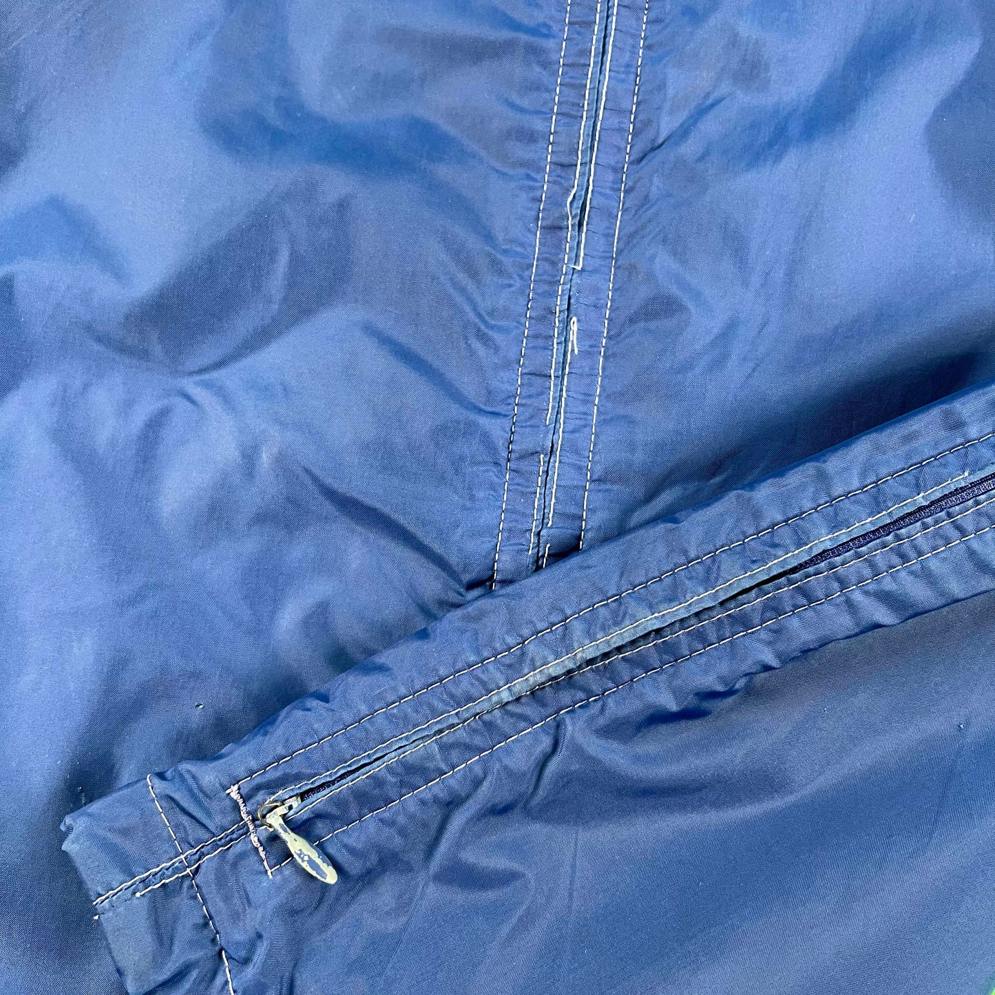 70s White Stag Hooded Rain Jacket- S