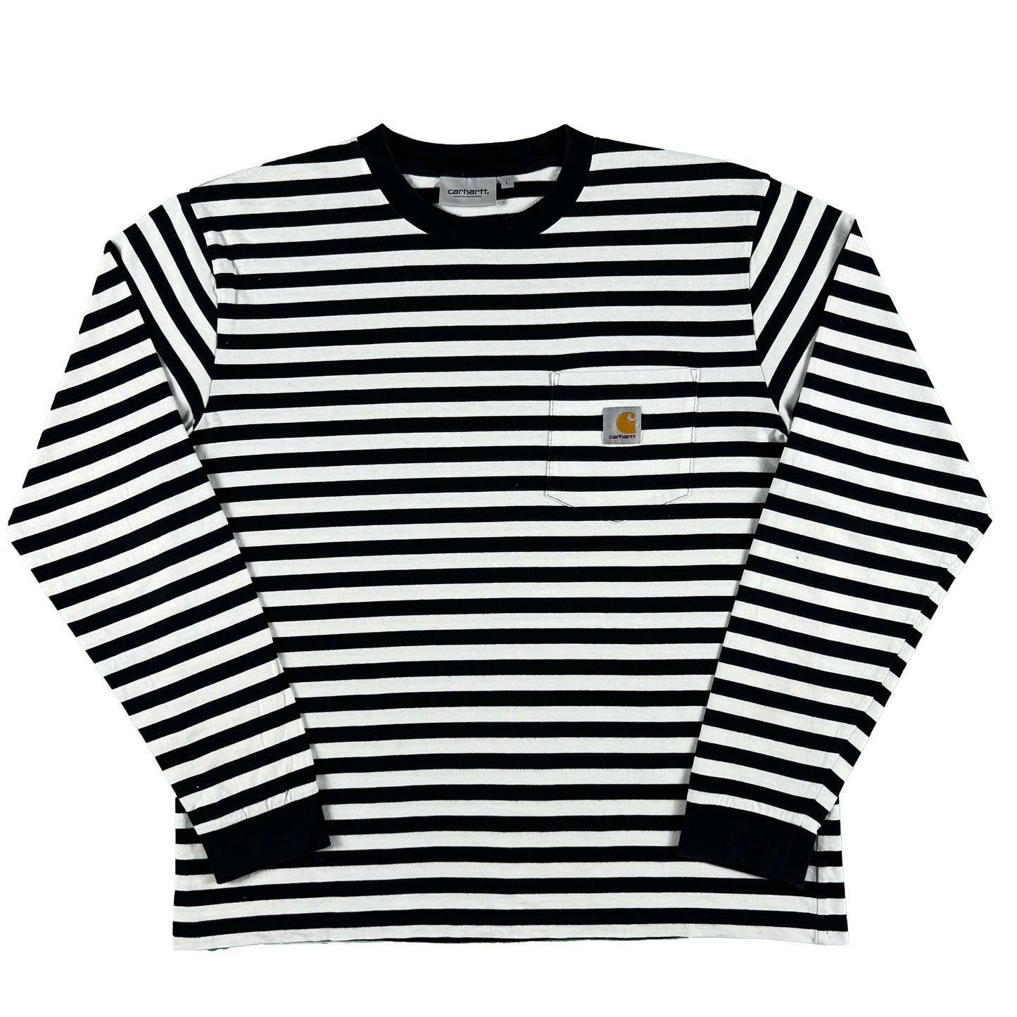 Carhartt Work in Progress Striped Long Sleeve Tee- L