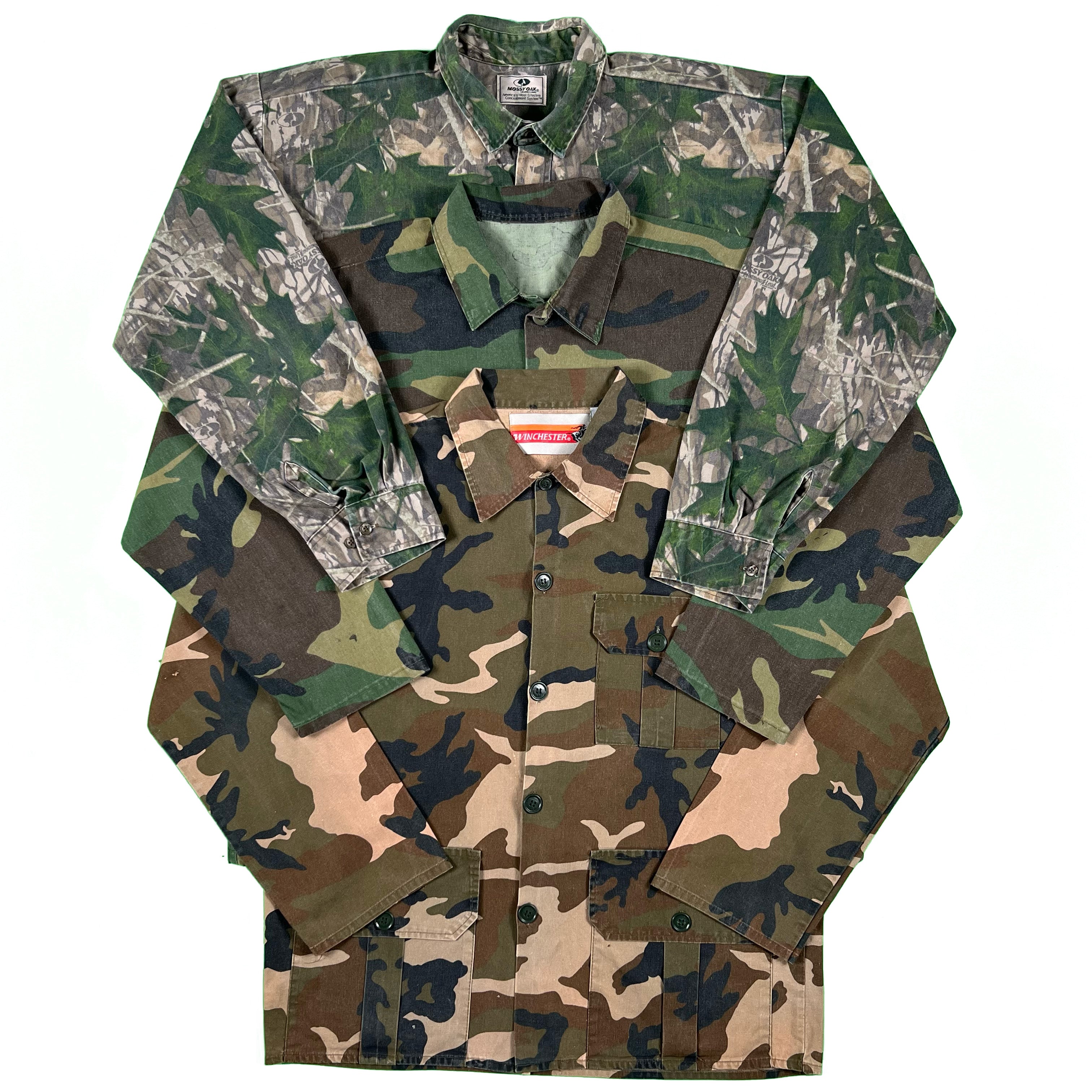 Vintage Camo Button Up Shirts- SELECT SHIRT – Plum Garments