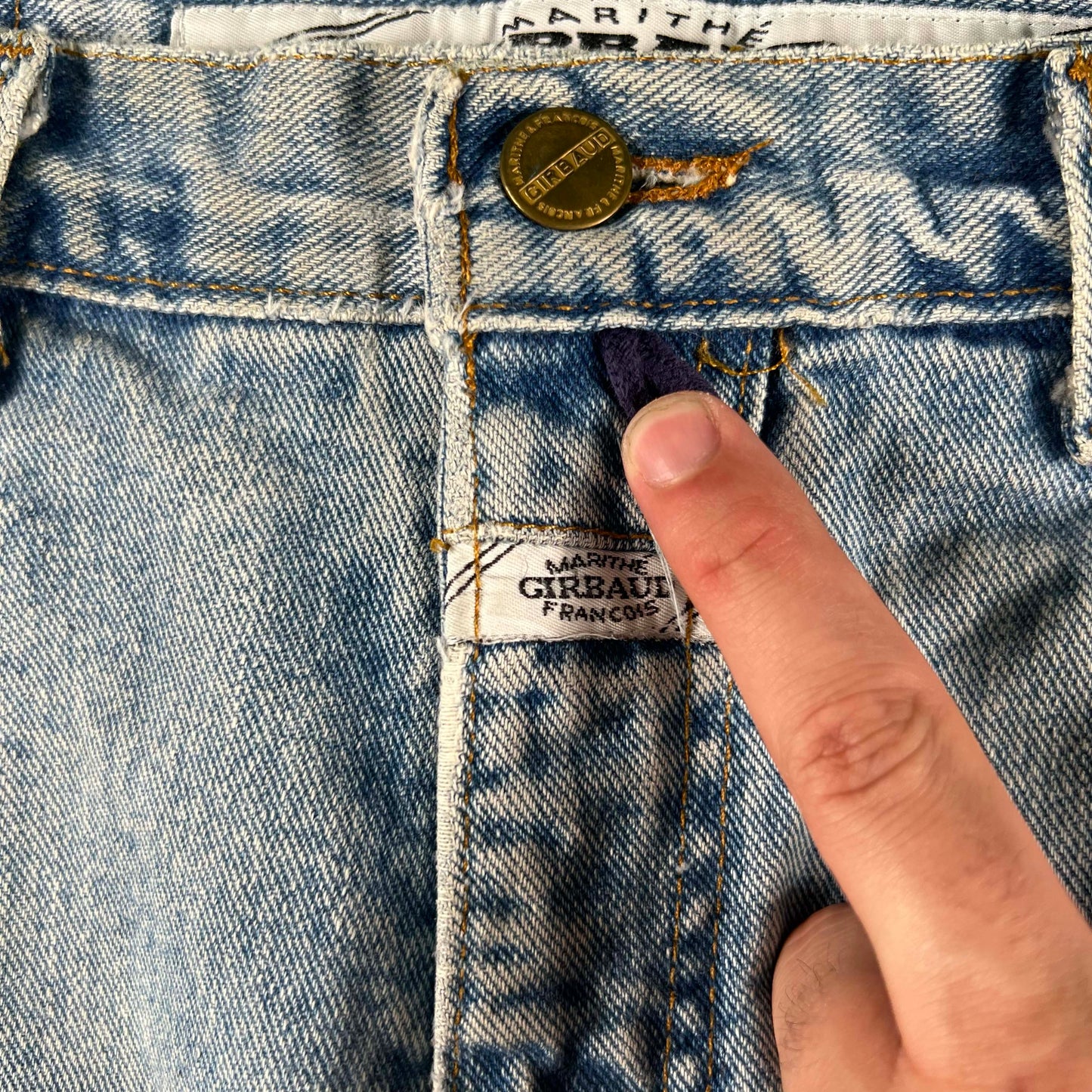 90s Marithe Francois Girbaud Light Wash Denim- 33x29