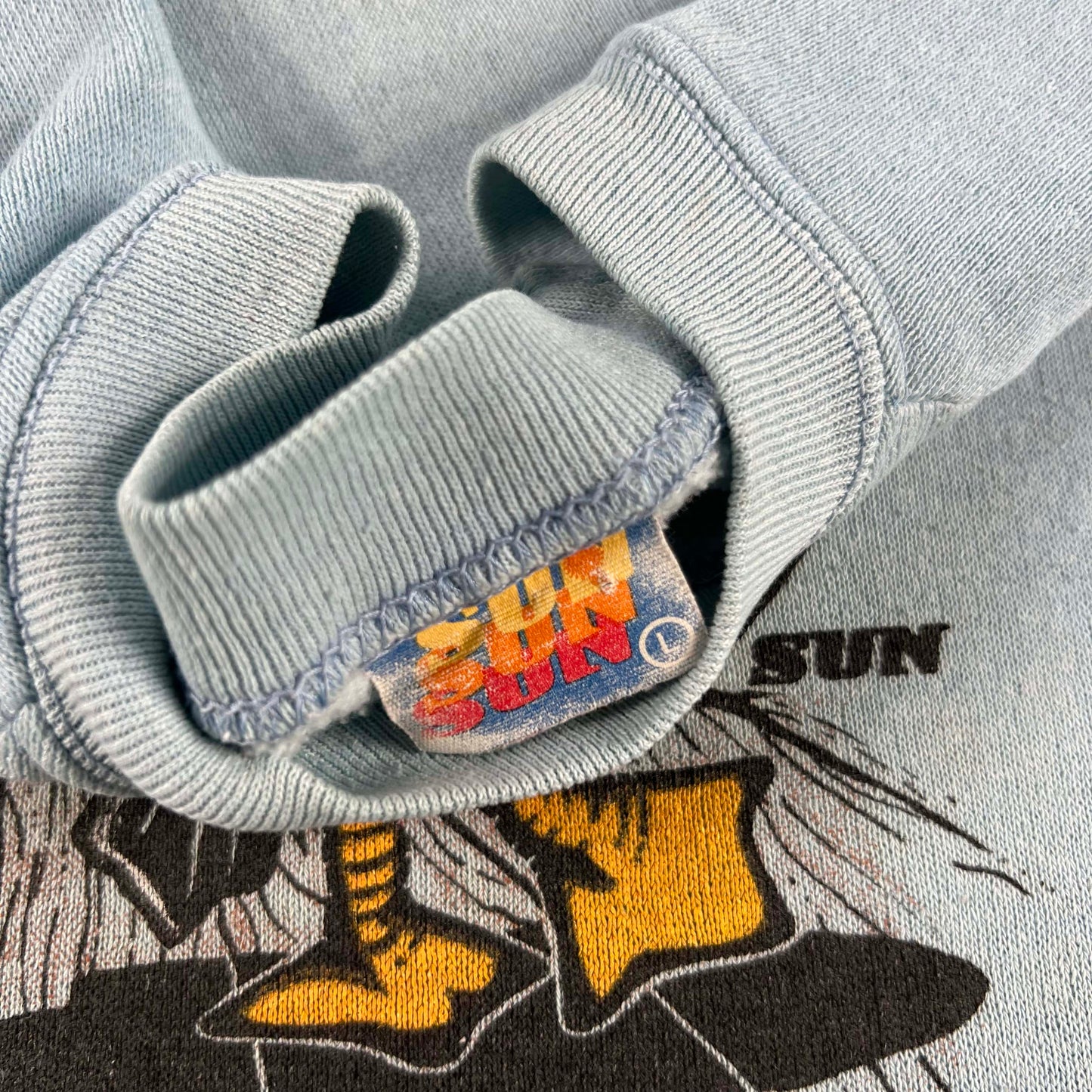 80s 'I Live for the Weekends' Chopped Sweat- M