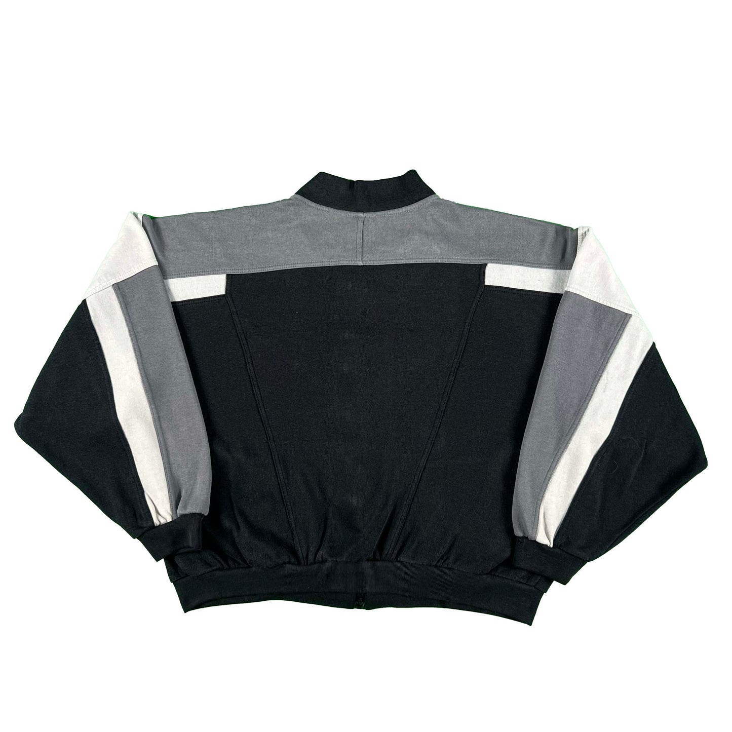 80s/90s Nike 3 Tone Zip Up Sweatshirt- M