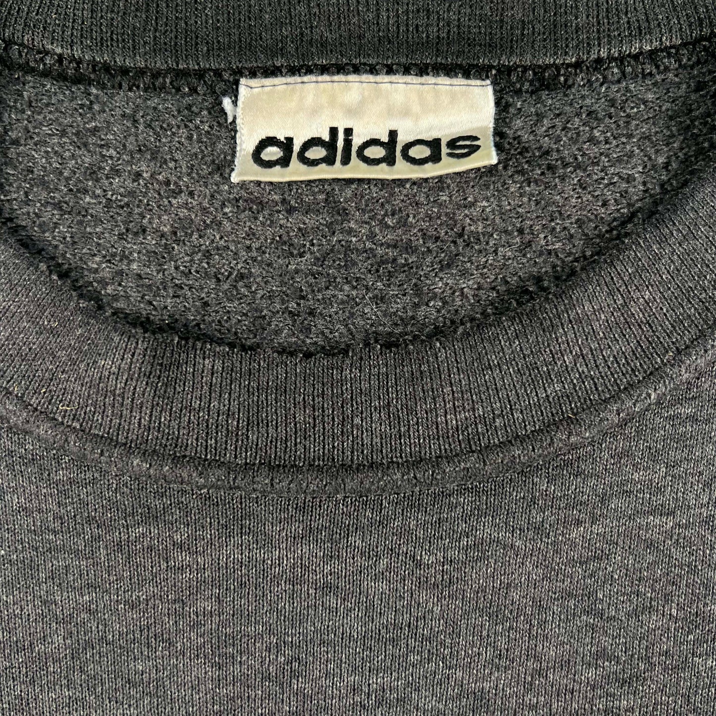 90s Adidas Sun Faded Black Sweatshirt- XXL