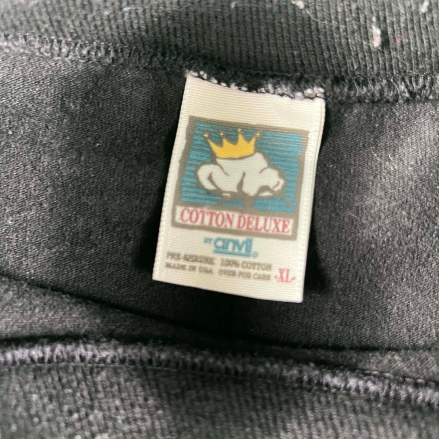 90s Ray Troll 'Fish Hard Die Rich' Black Long Sleeve Tee- XL