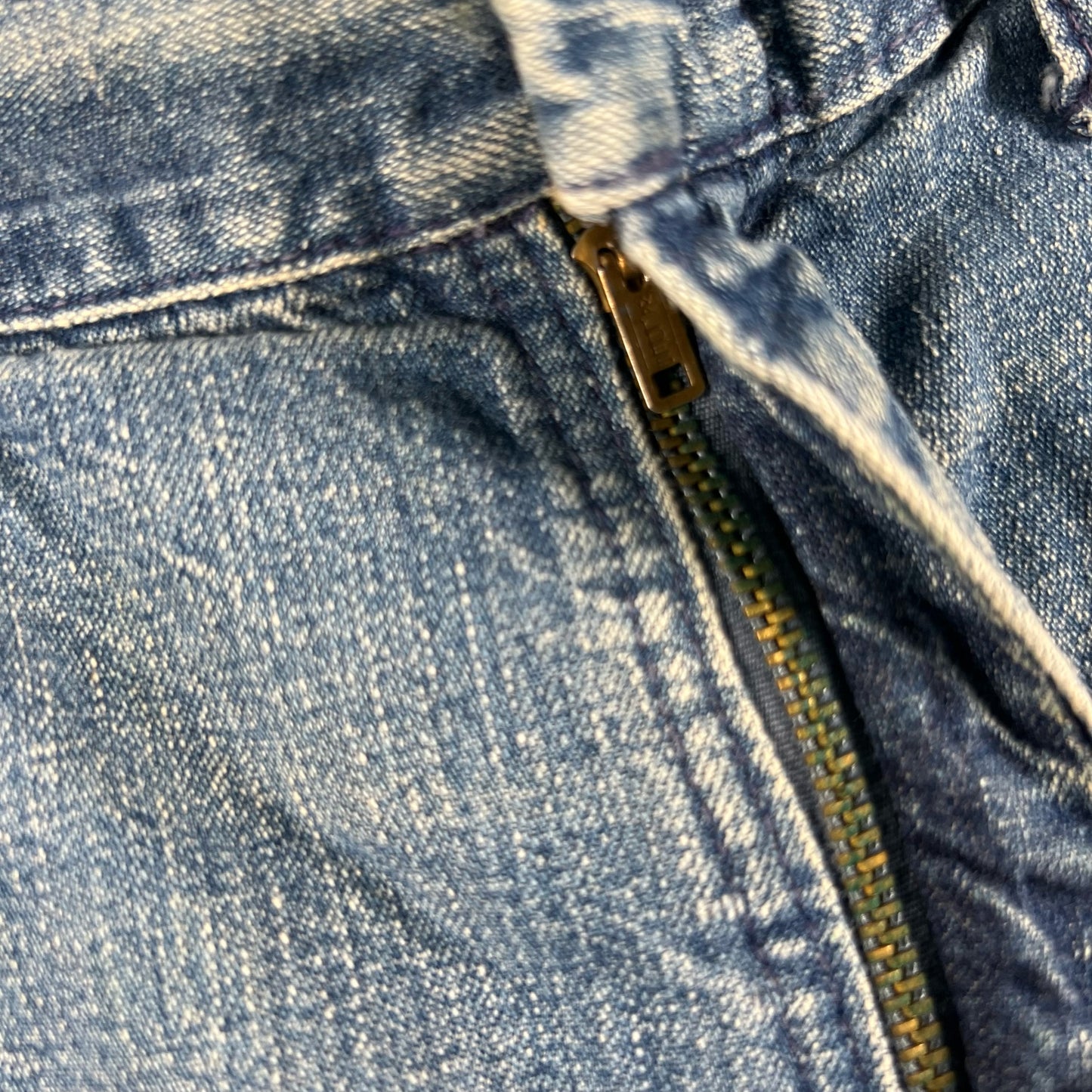 60s Repaired Denim Shorts- 28x5