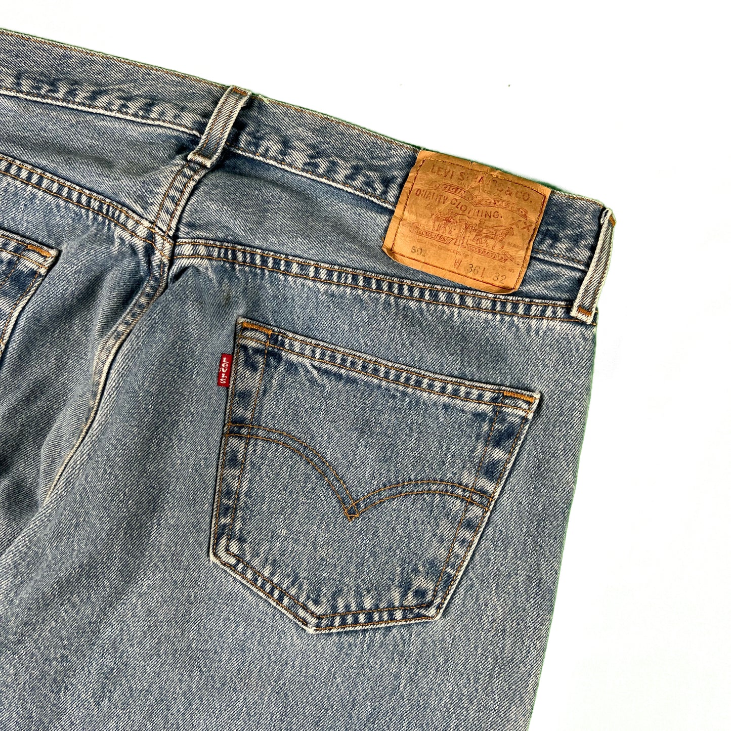 90s Levi's 501 Denim- 34x30.5