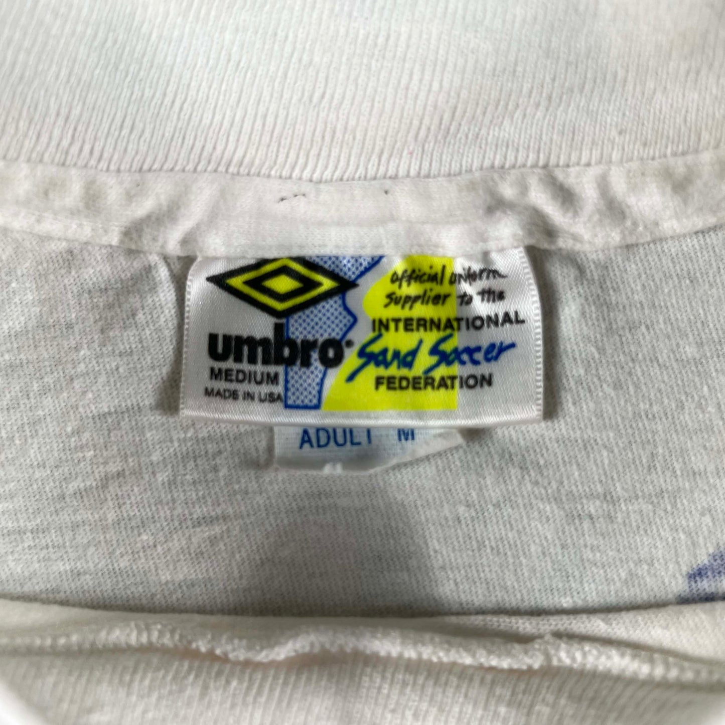 80s Umbro Sand Soccer Tee- S