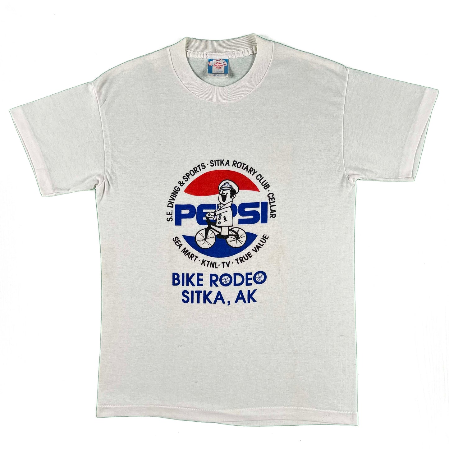 80s Sitka Alaska Pepsi Bike Rodeo Tee- S