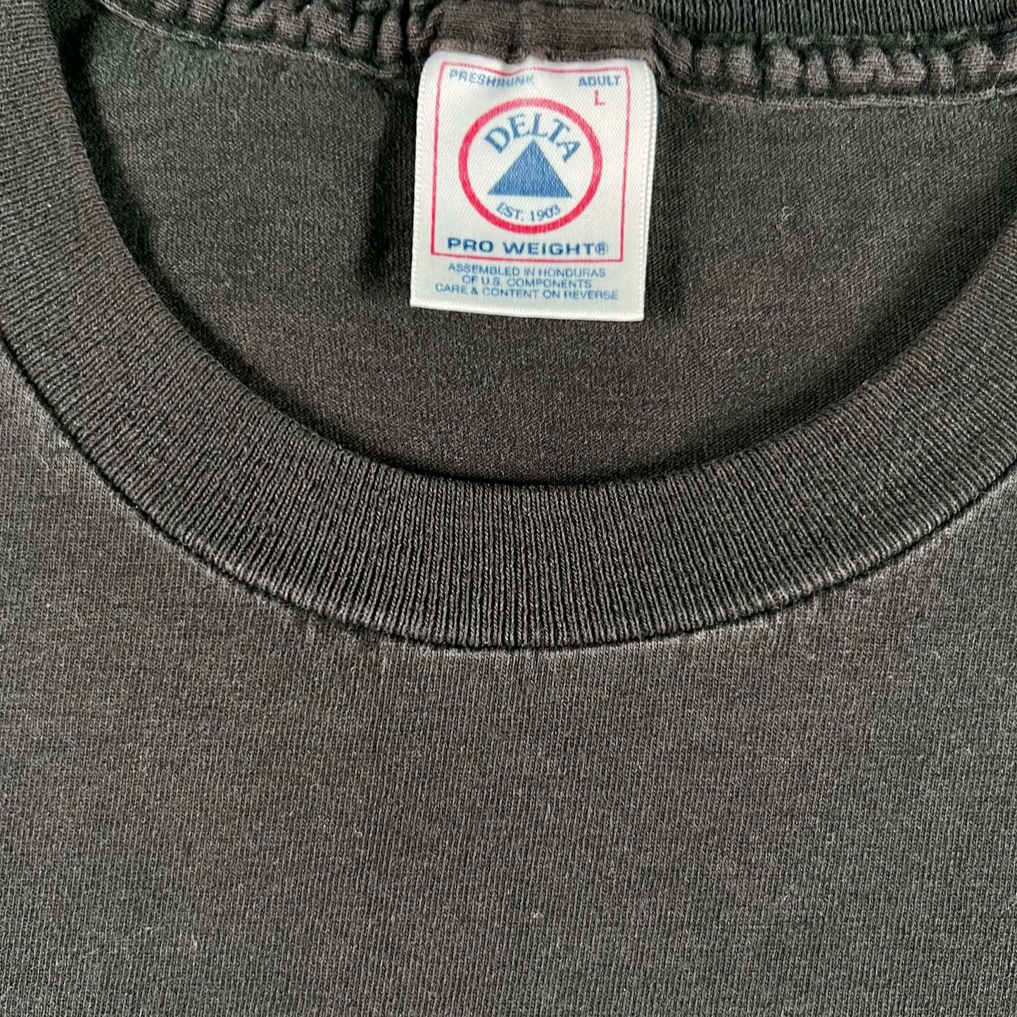 90s Faded Black Wildhorse Saloon Tee- L