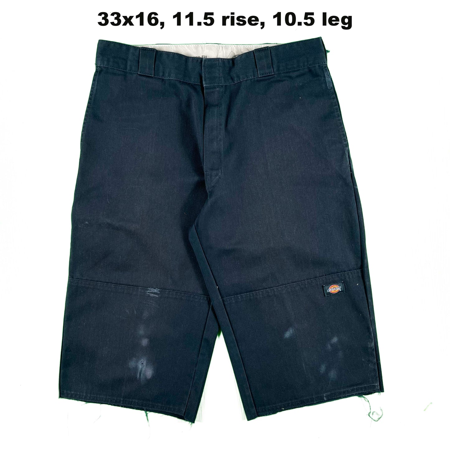 Dickies Navy Blue Double Knee Capris- SELECT PAIR