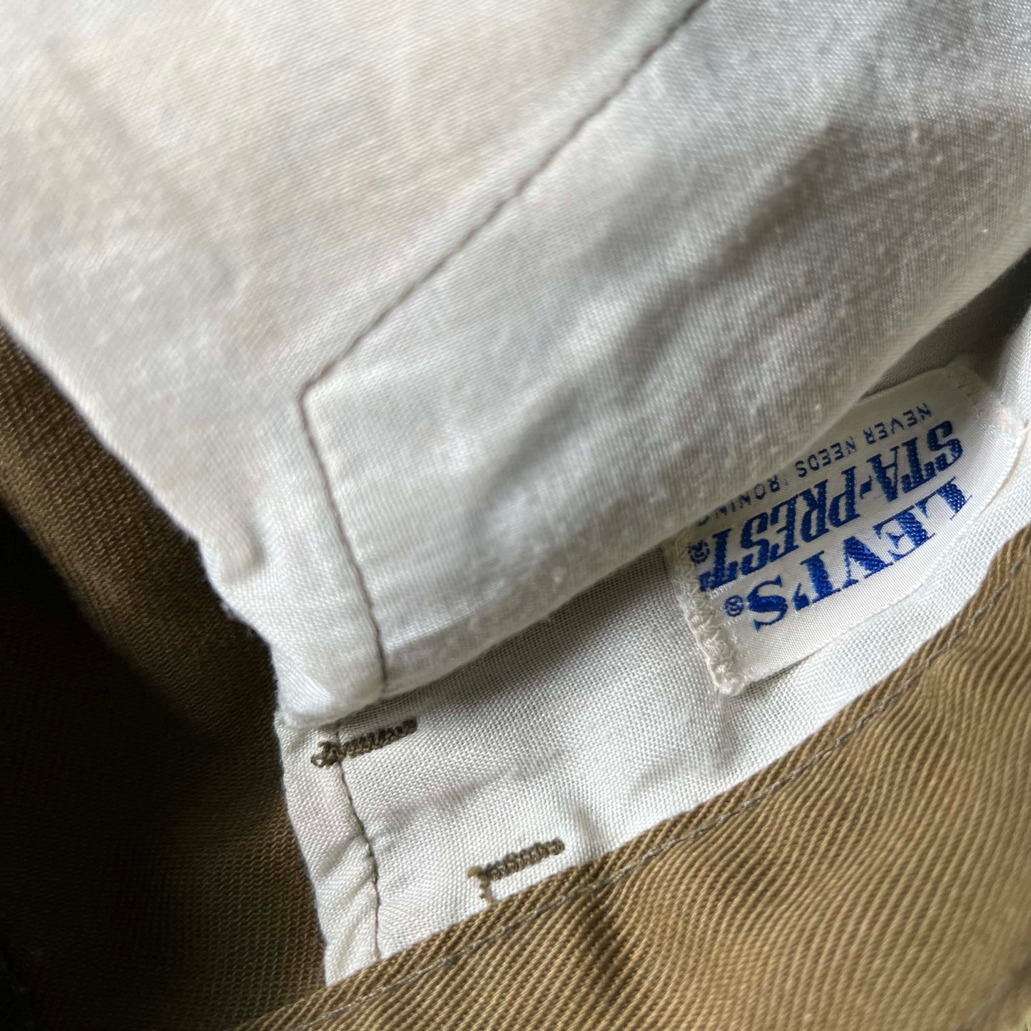 70s Sun Faded & Distressed Levi's 'Big E' Pants- 34x31