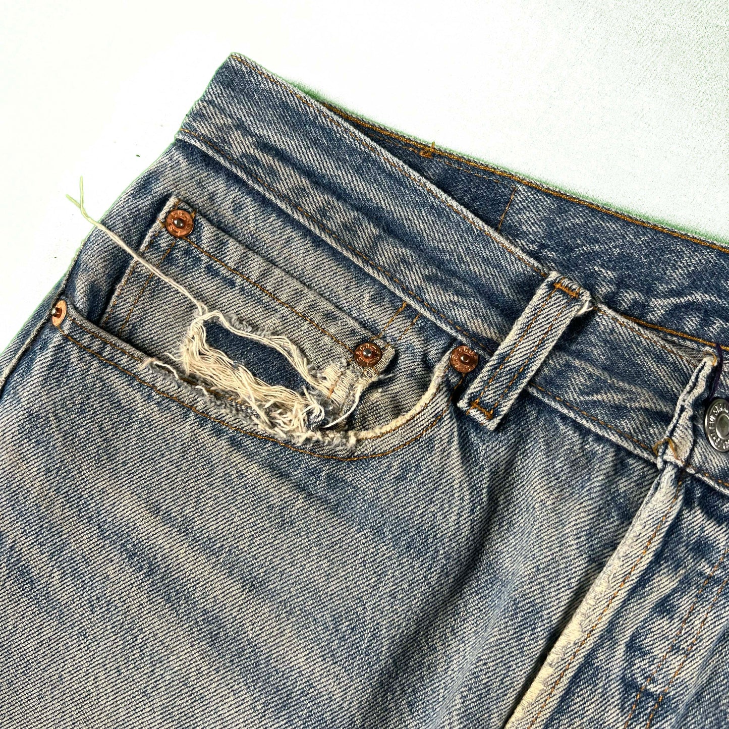 90s Nicely Worn Levi's 501 Denim- 31x28.5