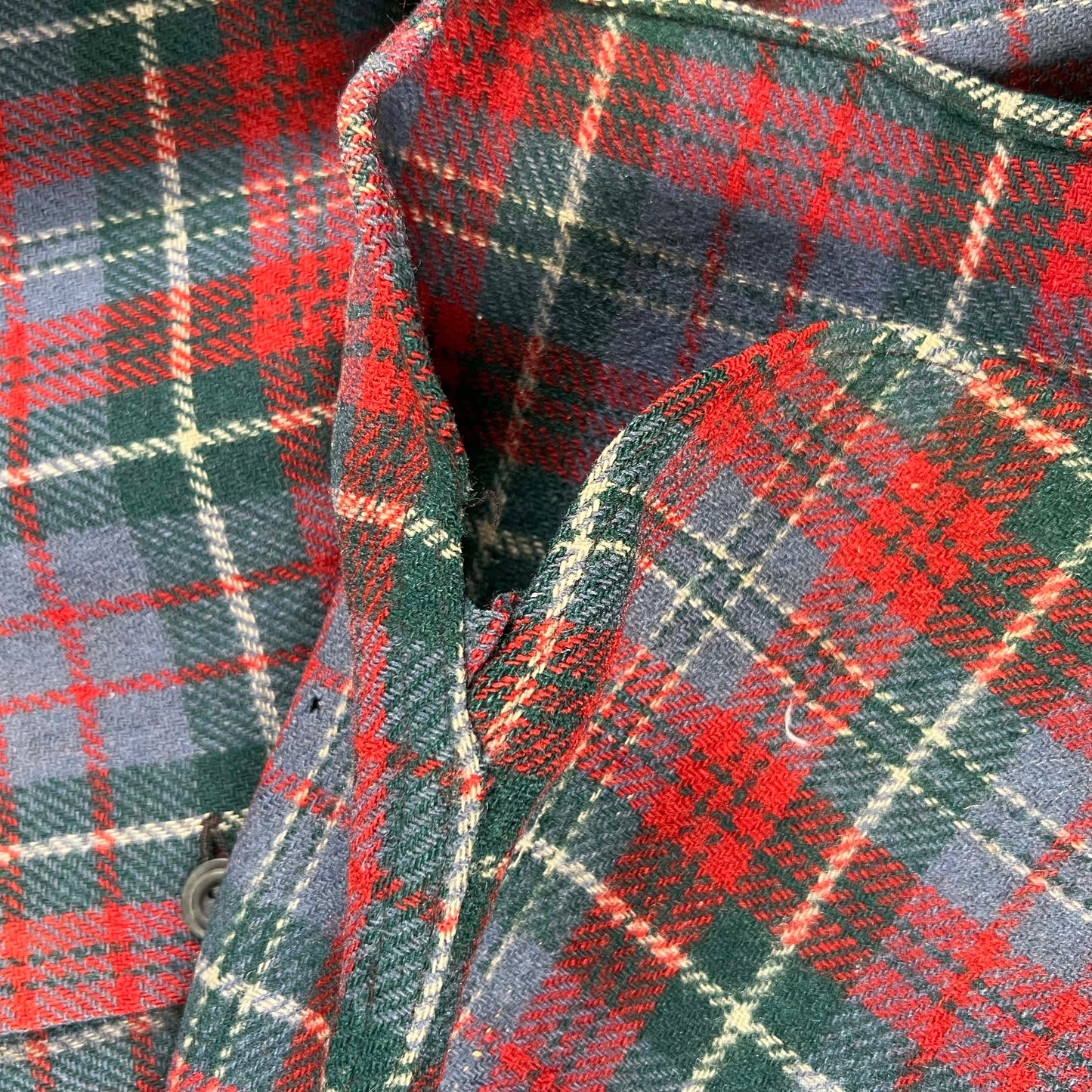 40s Manhatten Flannel Shirt- M