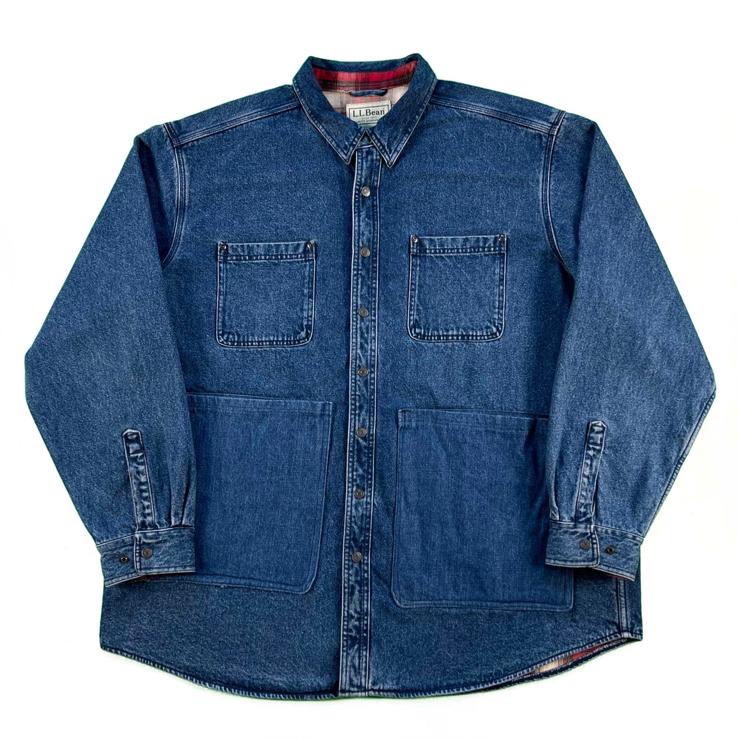 00s L.L. Bean Modified Denim Chore Coat- XXL