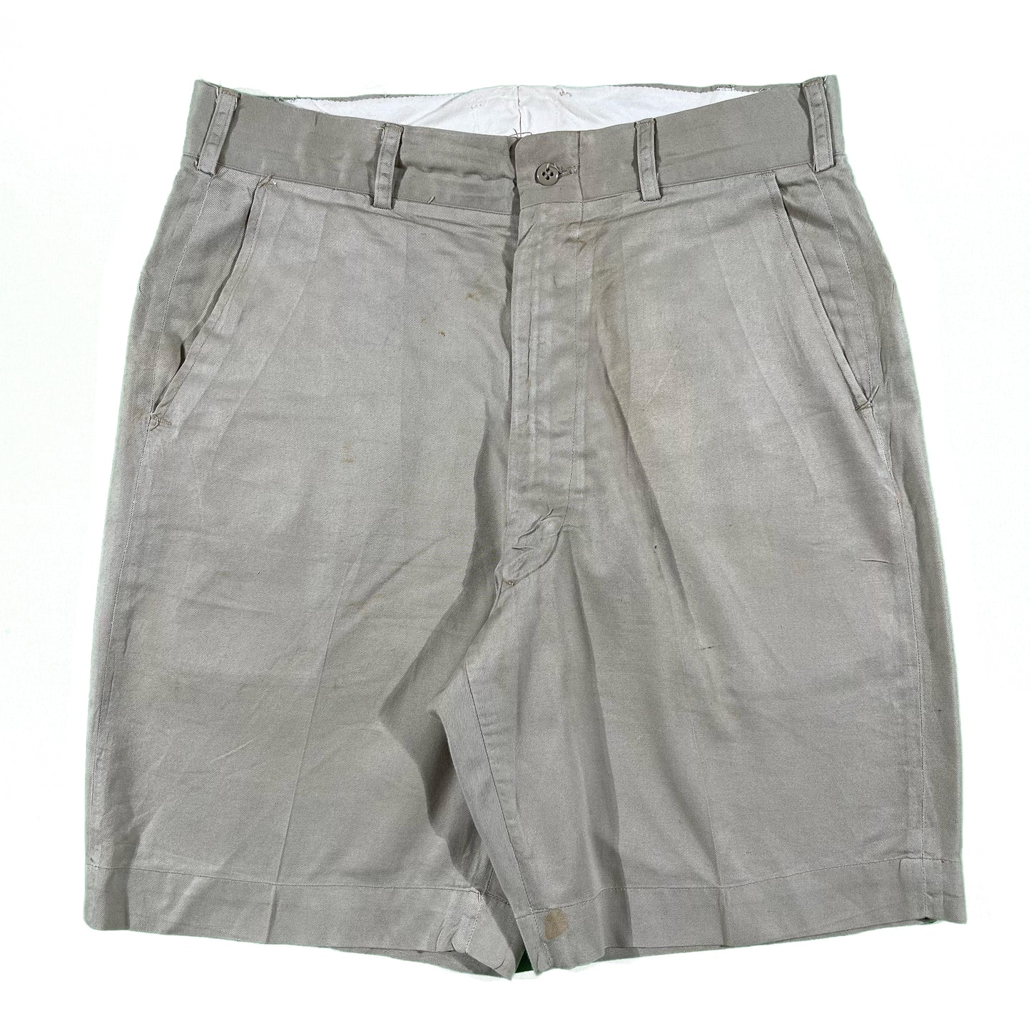 50s US Officer Chino Shorts - 33x8.5