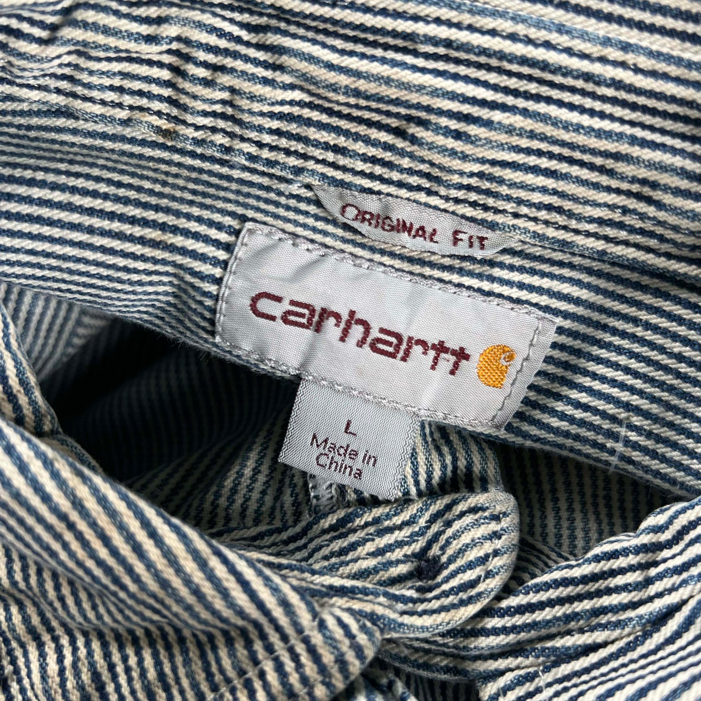 Carhartt Hickory Stripe Work Shirt- SELECT SHIRT