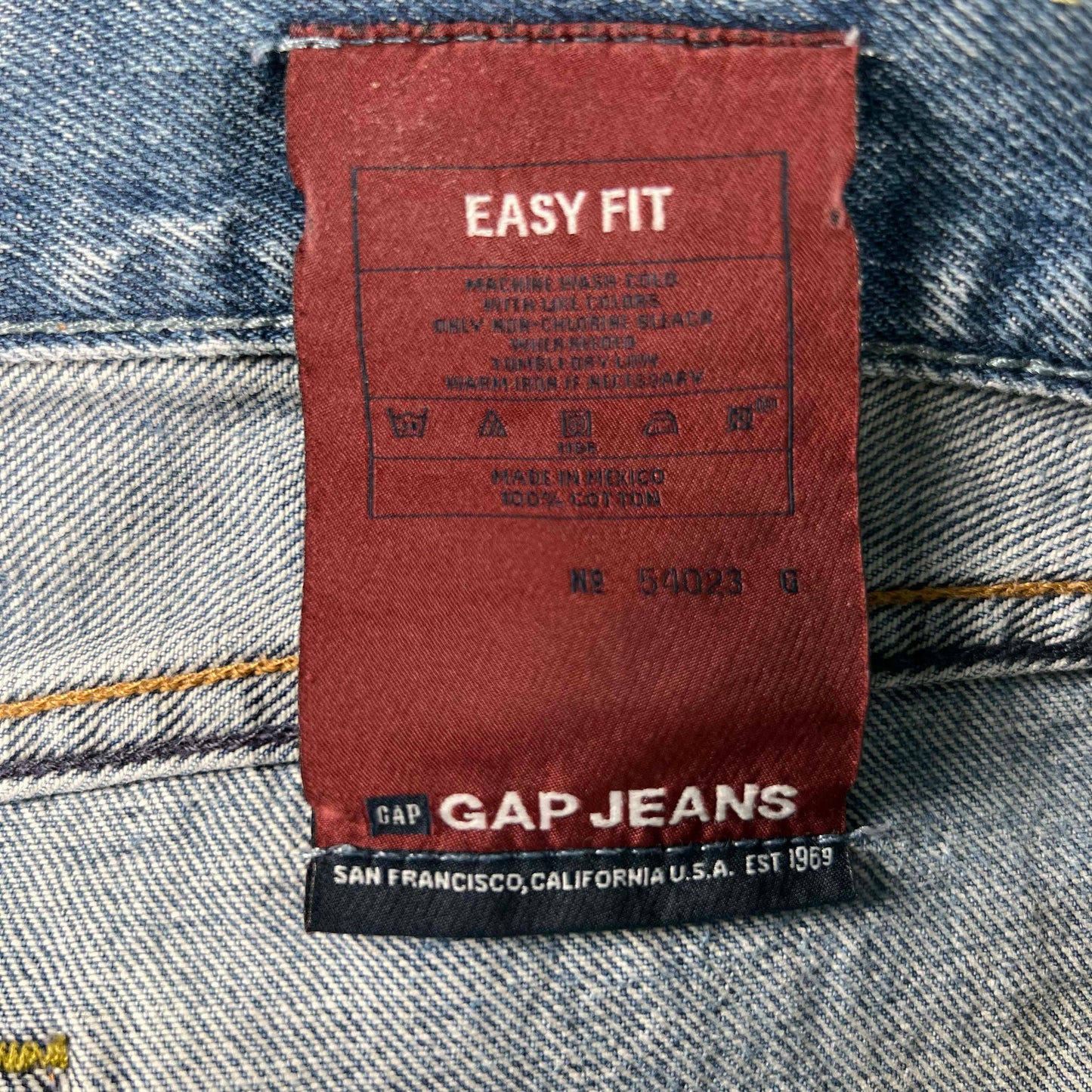2007 Gap Repaired & Faded Denim- 32x31