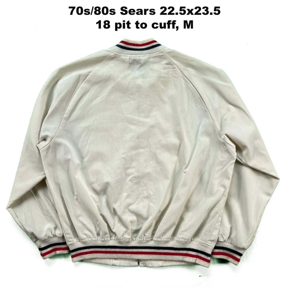 Vintage Sporty Striped Collar Jackets- SELECT JACKET